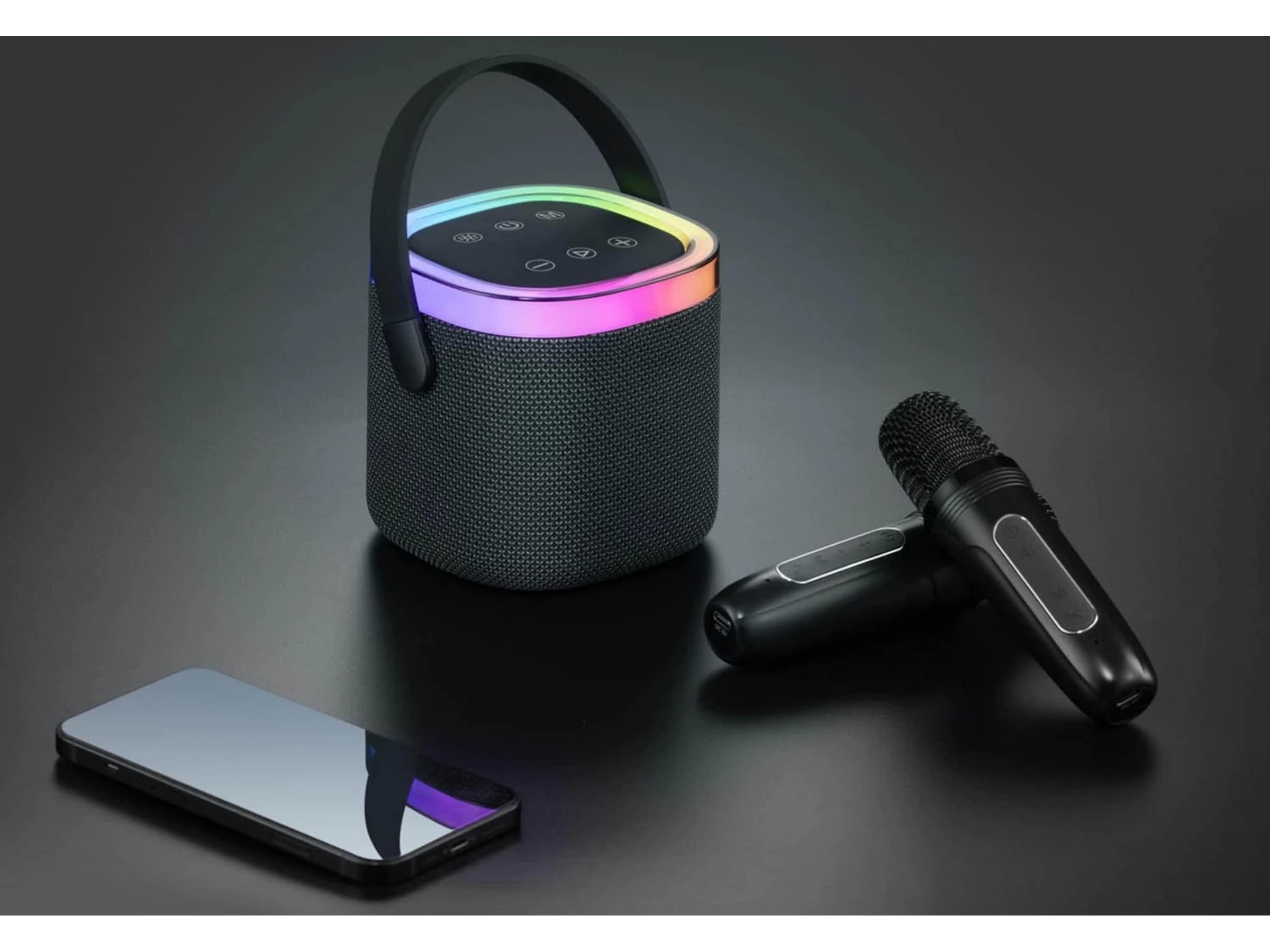 Andersson KEM-D3000 Bærbar karaokehøyttaler med 2 mikrofoner Trådløs / Bluetooth-høyttaler