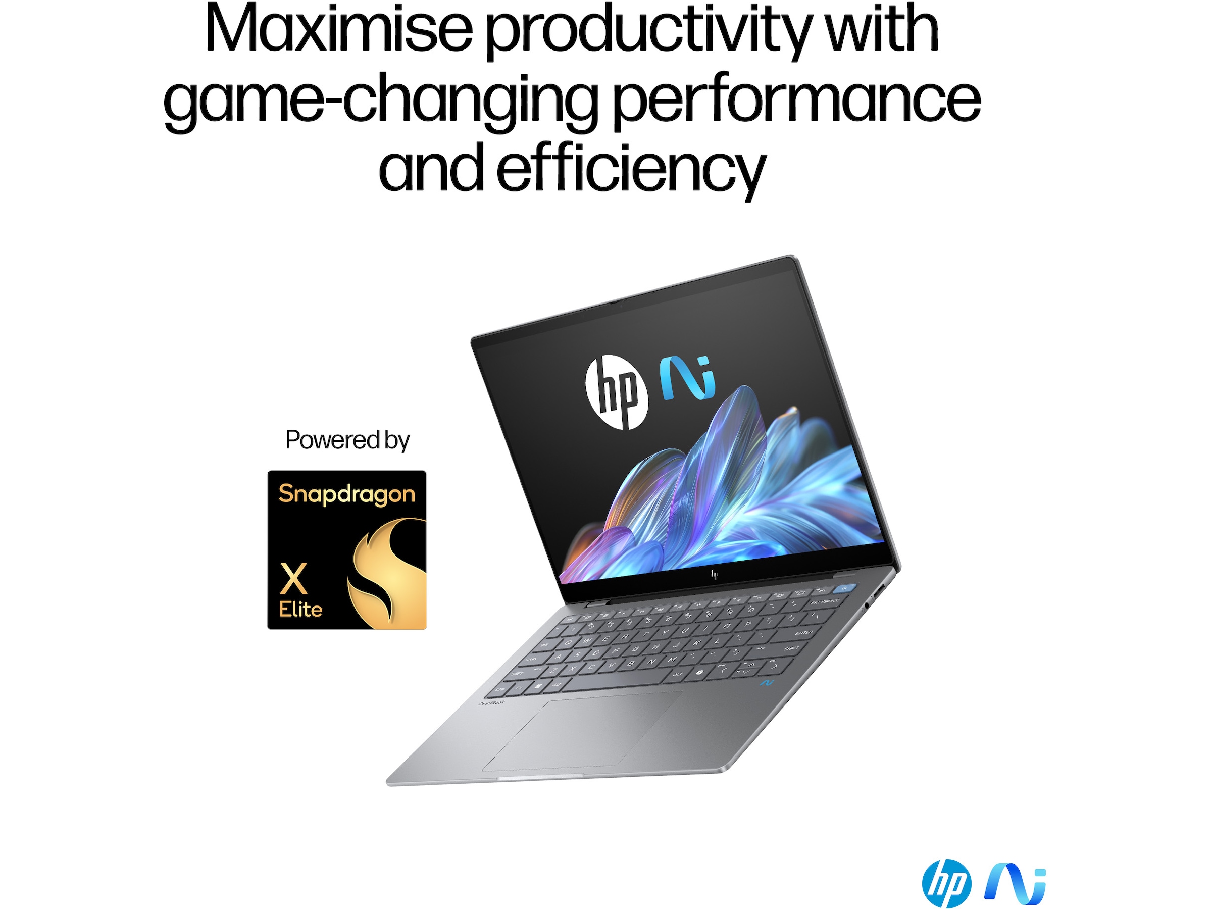 HP OmniBook X Laptop 14-fe0052no 14" 2.2K Touch PC - Bærbar / laptop