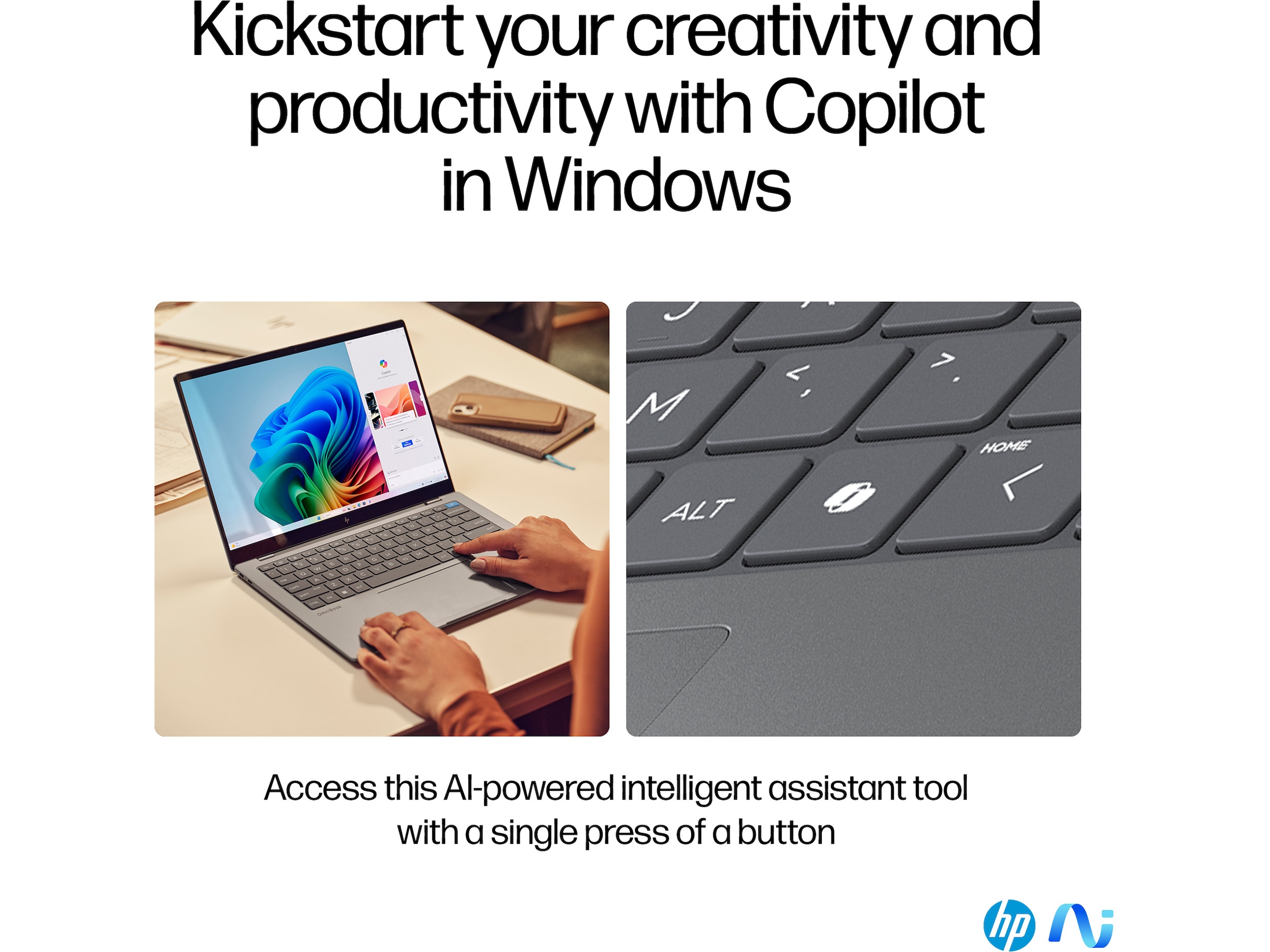 HP OmniBook X Laptop 14-fe0052no 14" 2.2K Touch PC - Bærbar / laptop