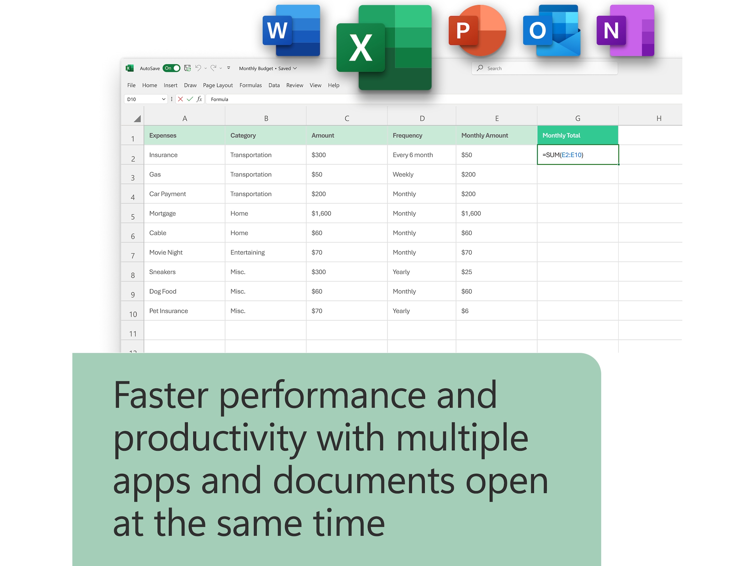Microsoft Office Home & Business 2024 Kontorapplikasjoner