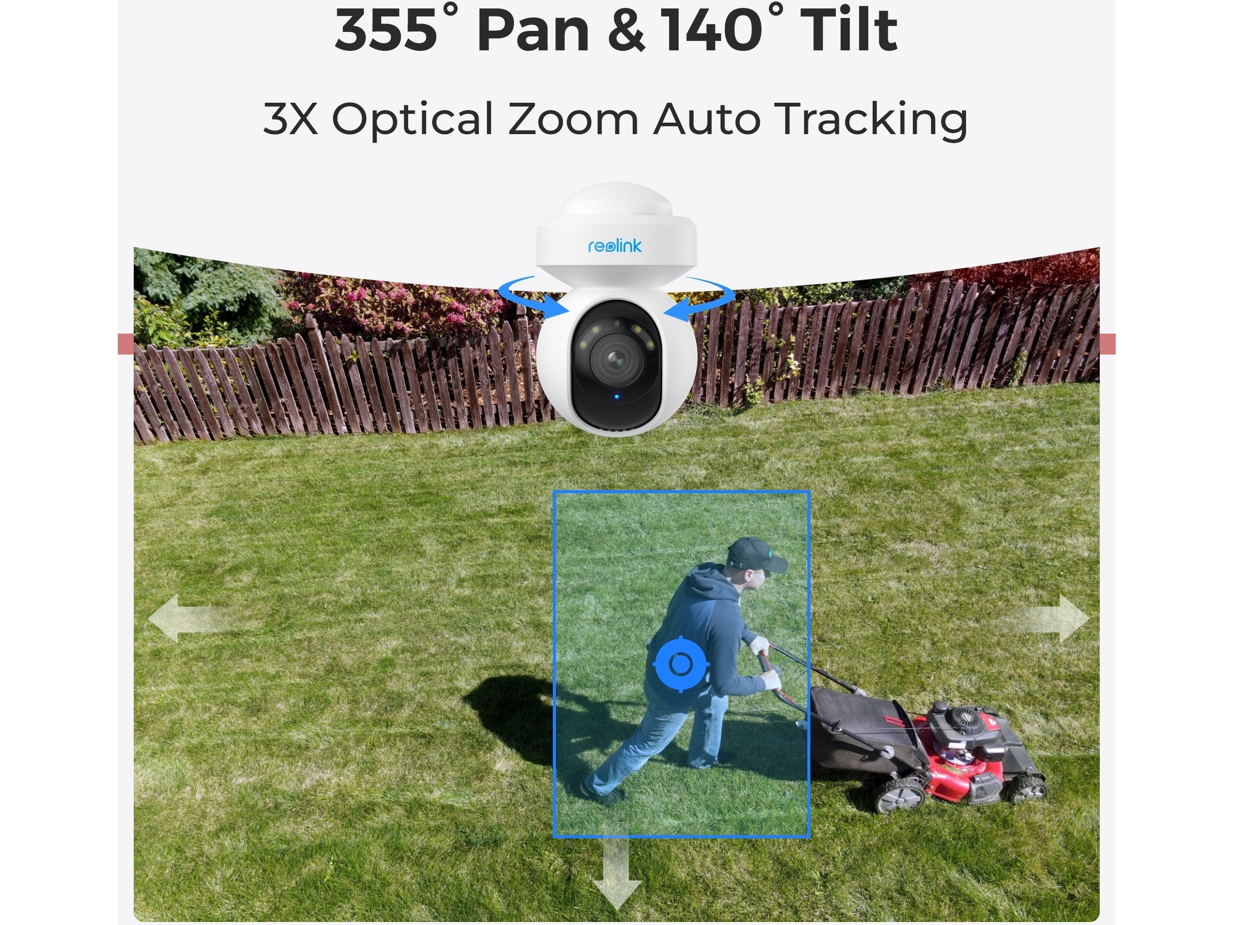 Reolink E1 Outdoor WiFi utendørs overvåkningskamera -B-Grade Demo hjem & fritid