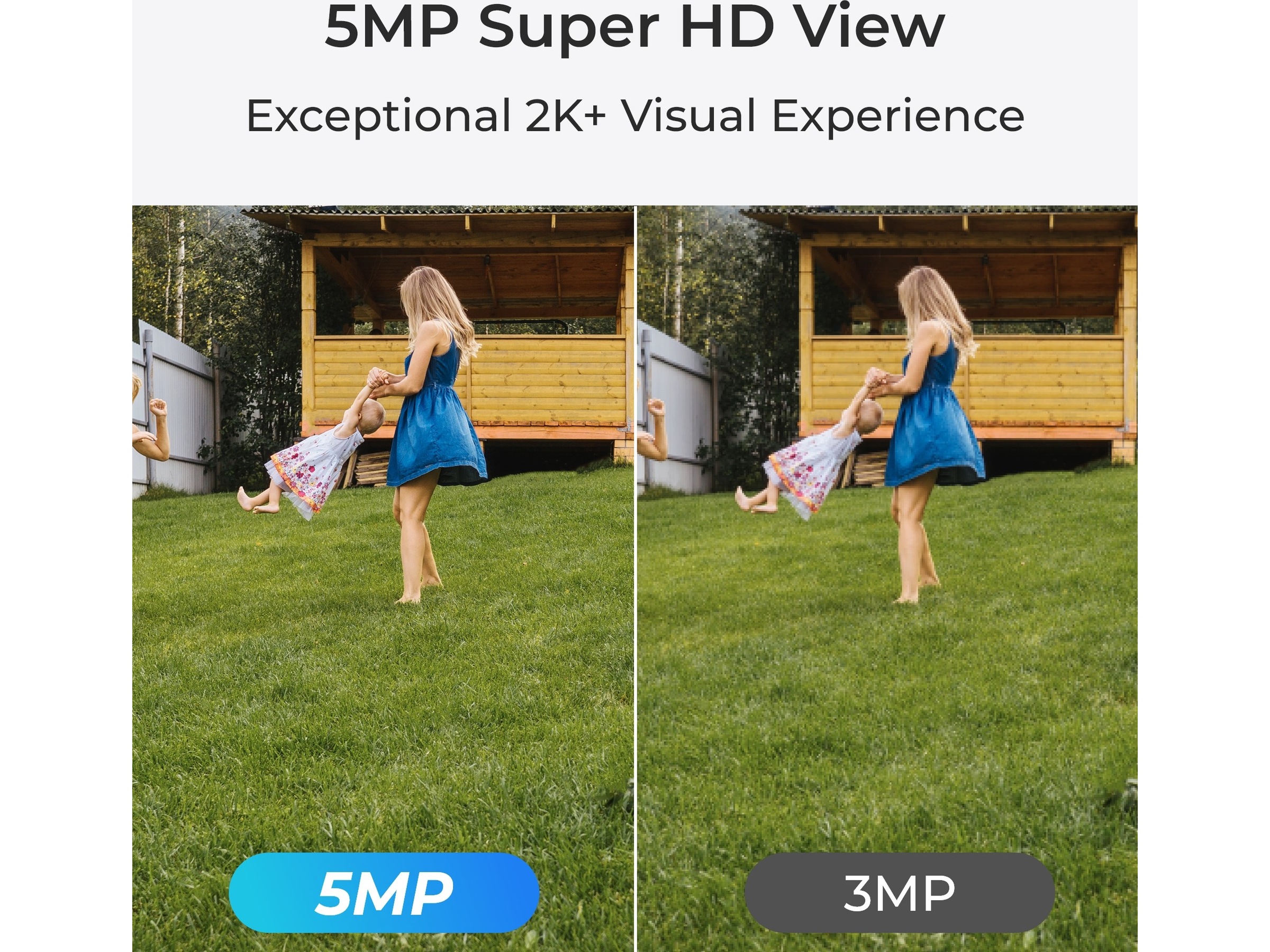 Reolink E1 Outdoor WiFi utendørs overvåkningskamera -B-Grade Demo hjem & fritid