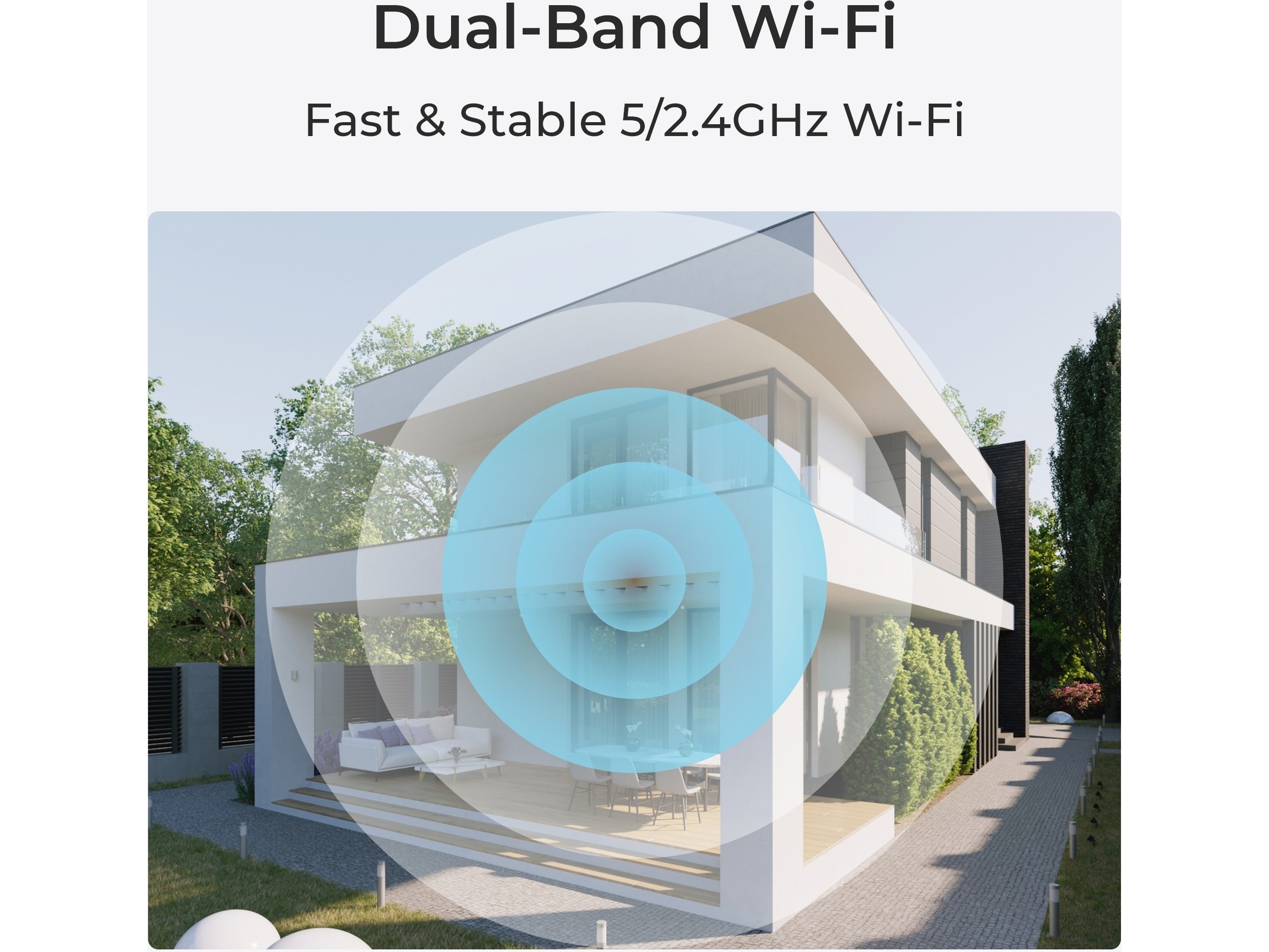 Reolink E1 Outdoor WiFi utendørs overvåkningskamera -B-Grade Demo hjem & fritid