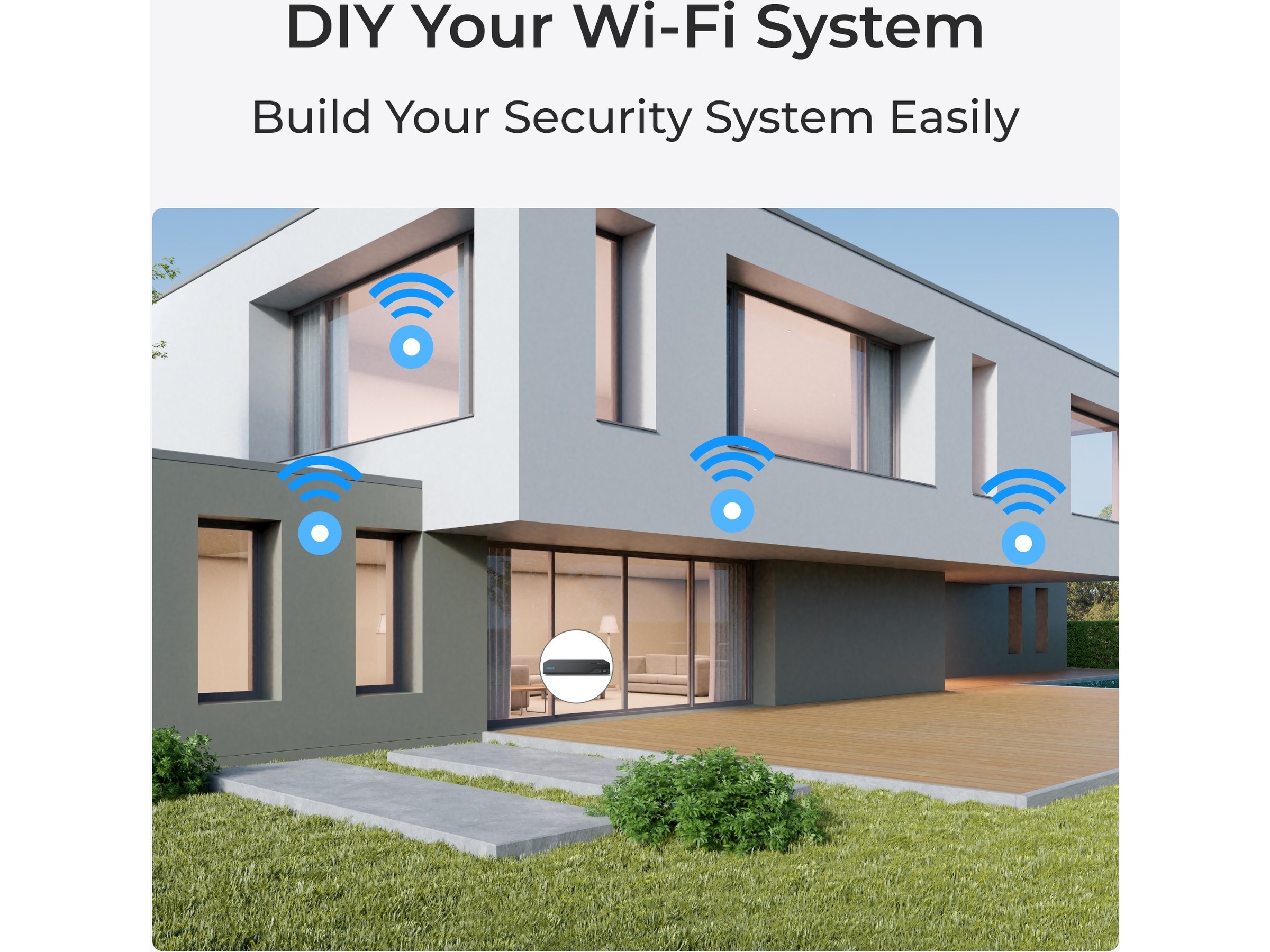 Reolink W320 WiFi Utendørs overvåkningskamera -B-Grade Demo hjem & fritid