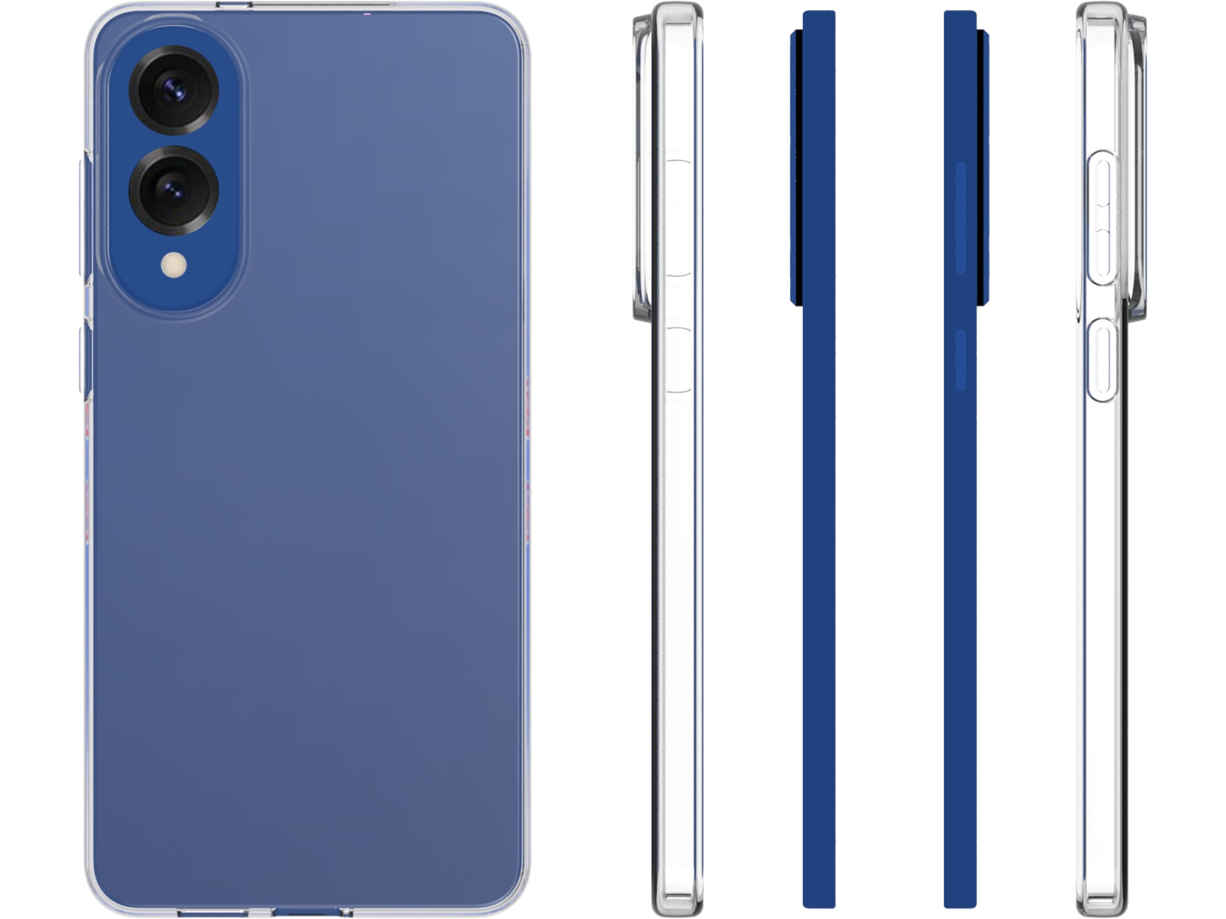 iiglo Galaxy S25 Edge Clear Case (gjennomsiktig) Mobildeksel