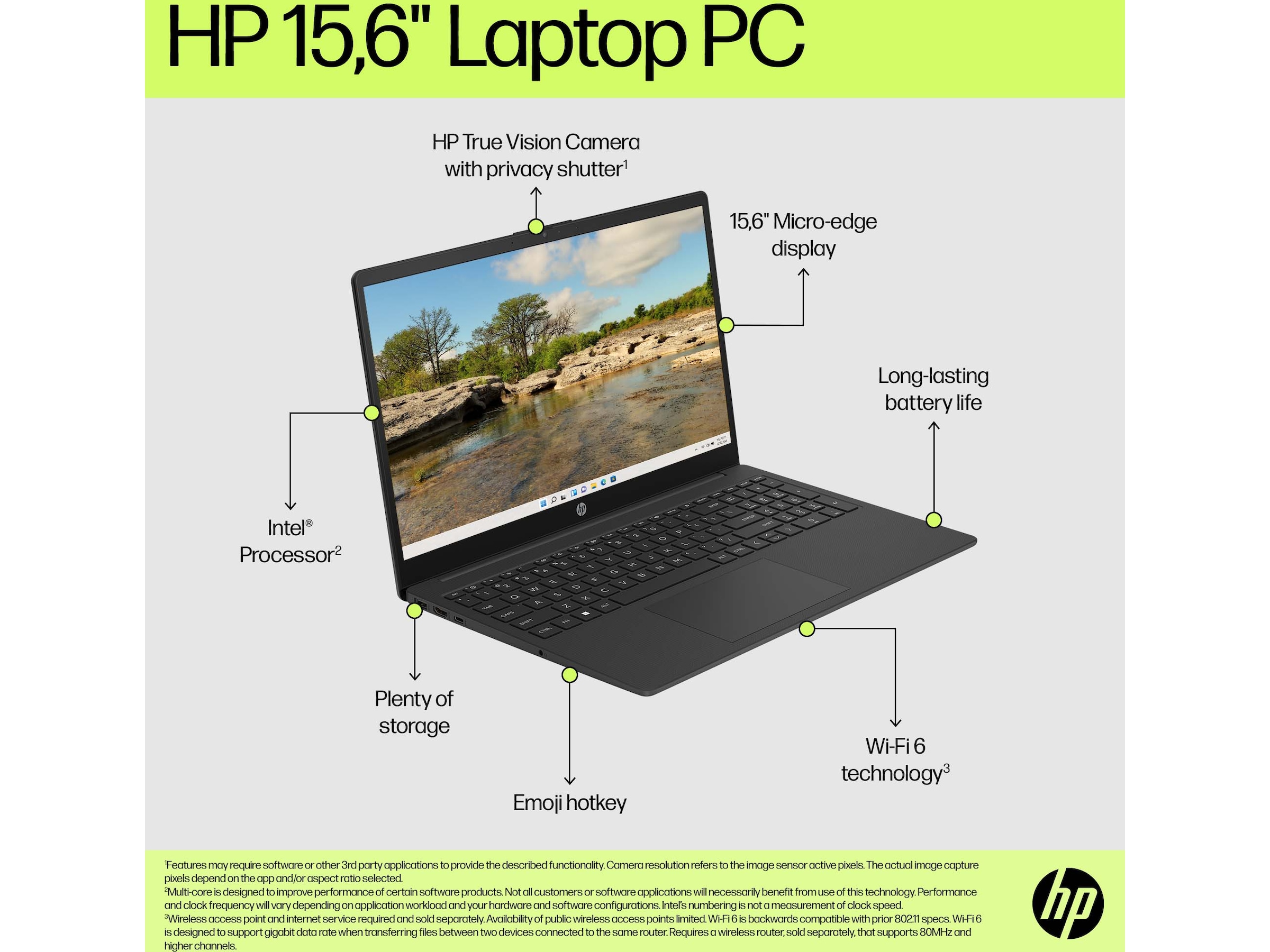 HP Laptop 15-fd0060no 15,6" FHD PC - Bærbar / laptop