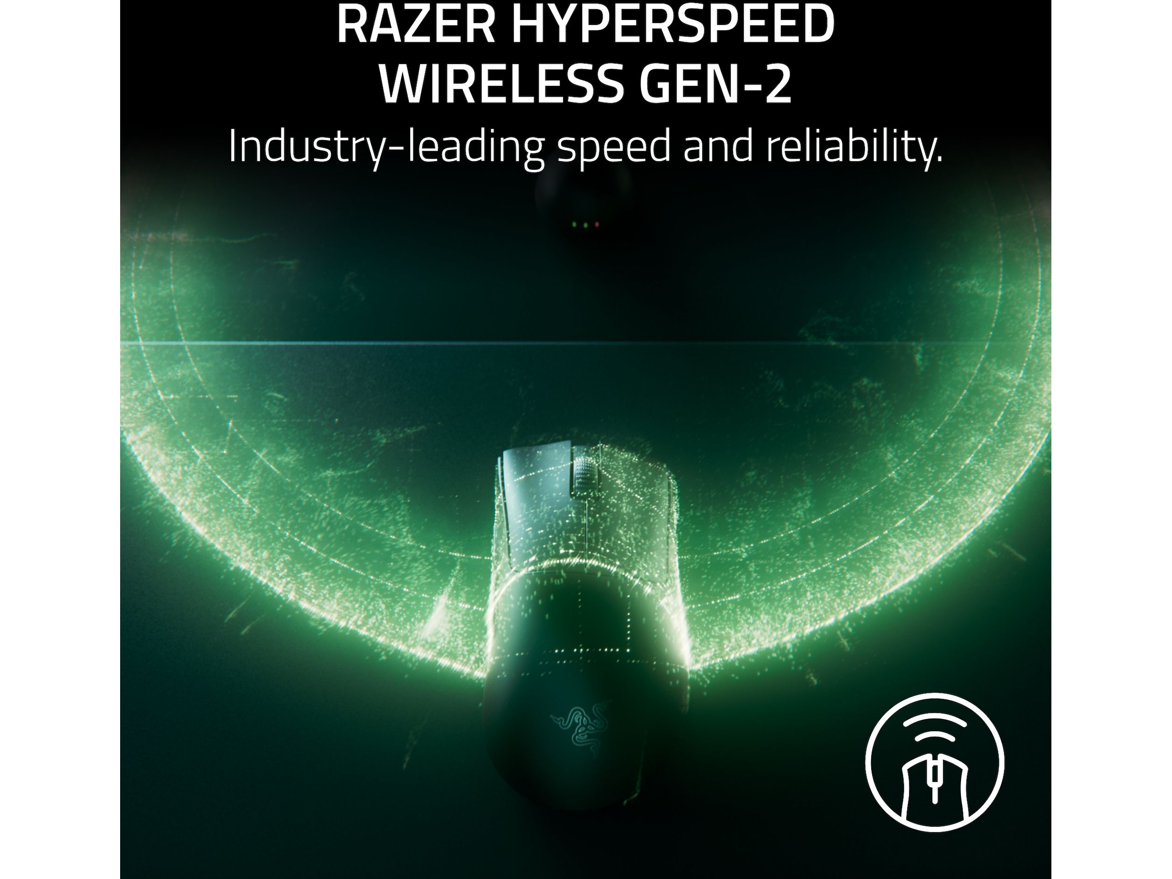 Razer DeathAdder V4 Pro trådløs gamingmus (hvit) Gamingmus