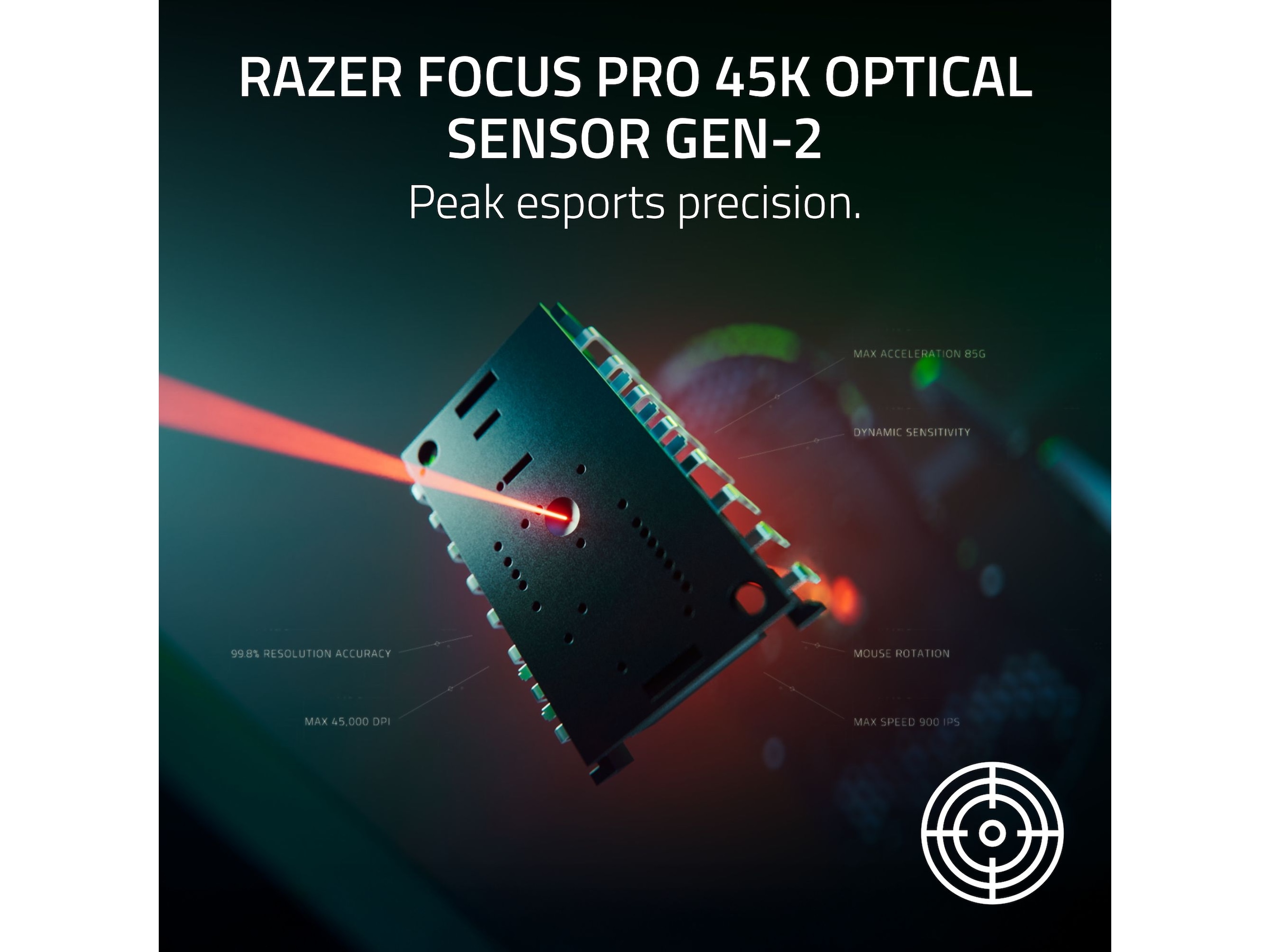 Razer DeathAdder V4 Pro trådløs gamingmus (hvit) Gamingmus