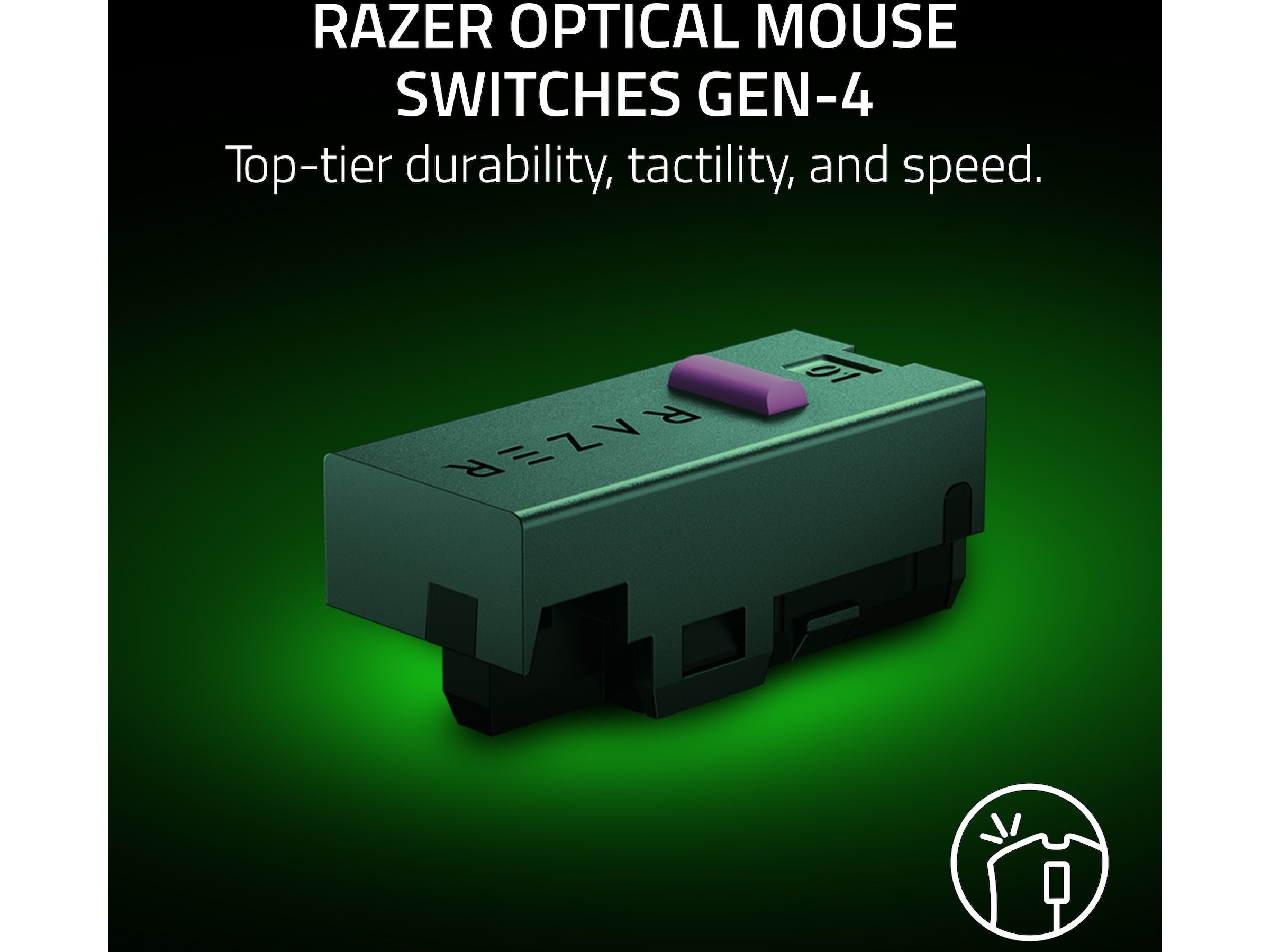Razer DeathAdder V4 Pro trådløs gamingmus (hvit) Gamingmus