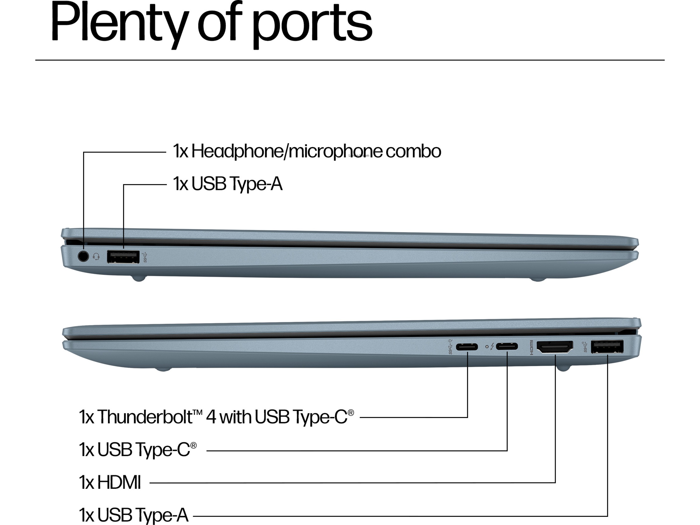 HP Pavilion Plus 14-ew1050no 14" 2,8K OLED (Moonlight Blue) -B-Grade Demo bærbar PC