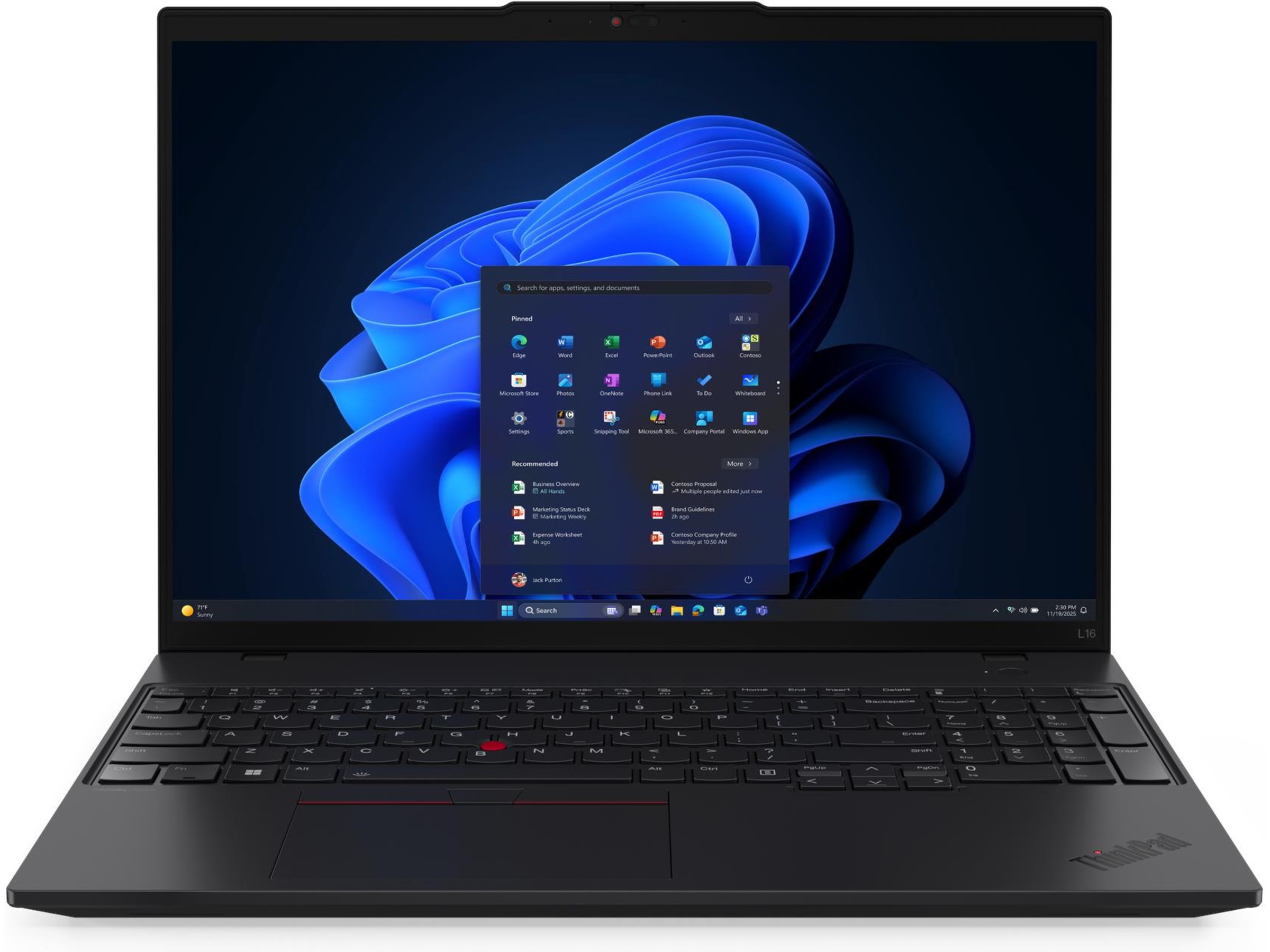 Lenovo ThinkPad L16 G2 16" WUXGA PC - Bærbar / laptop