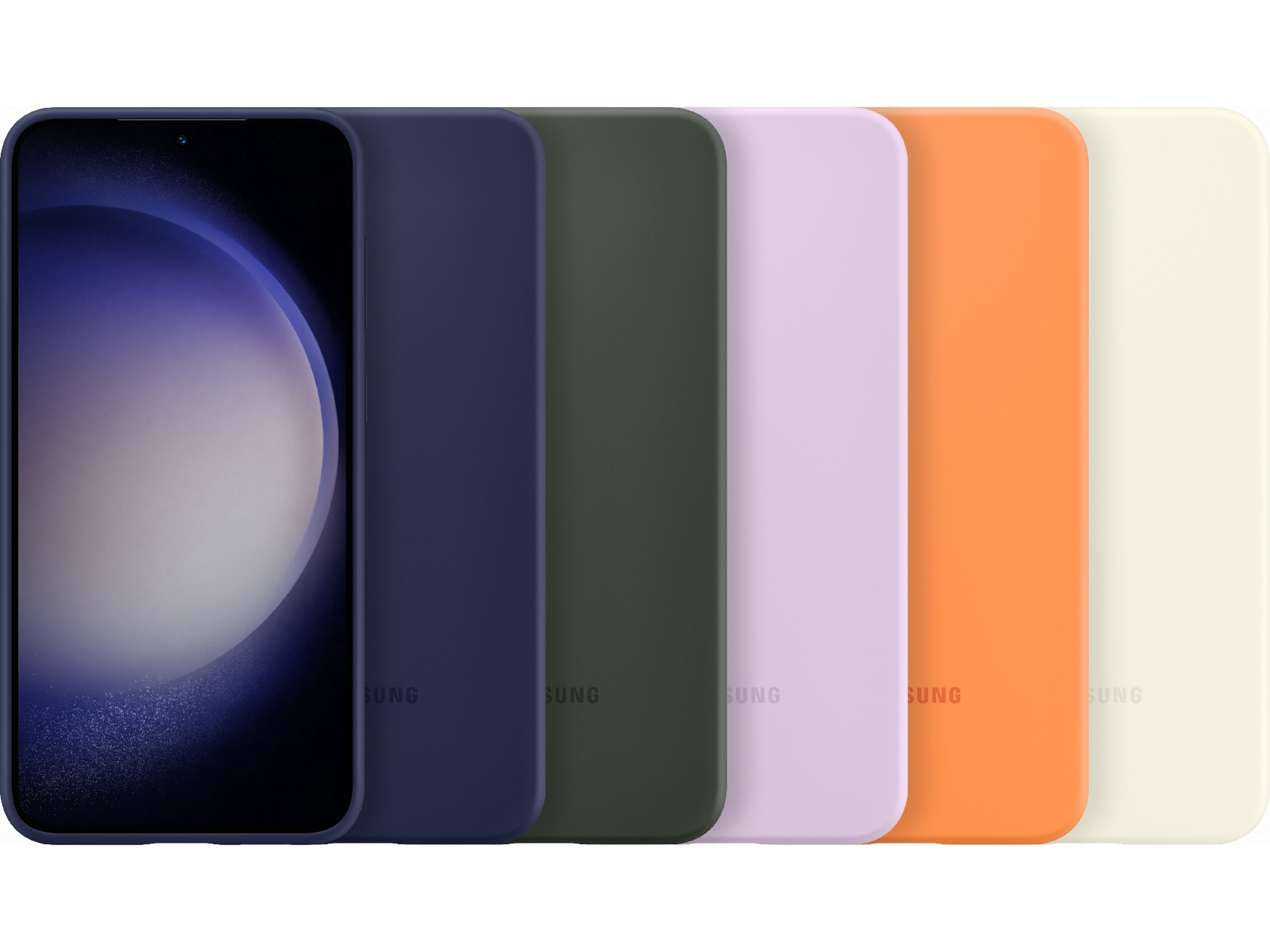 Samsung Galaxy S23+ Silikondeksel (lavendel) Mobildeksel