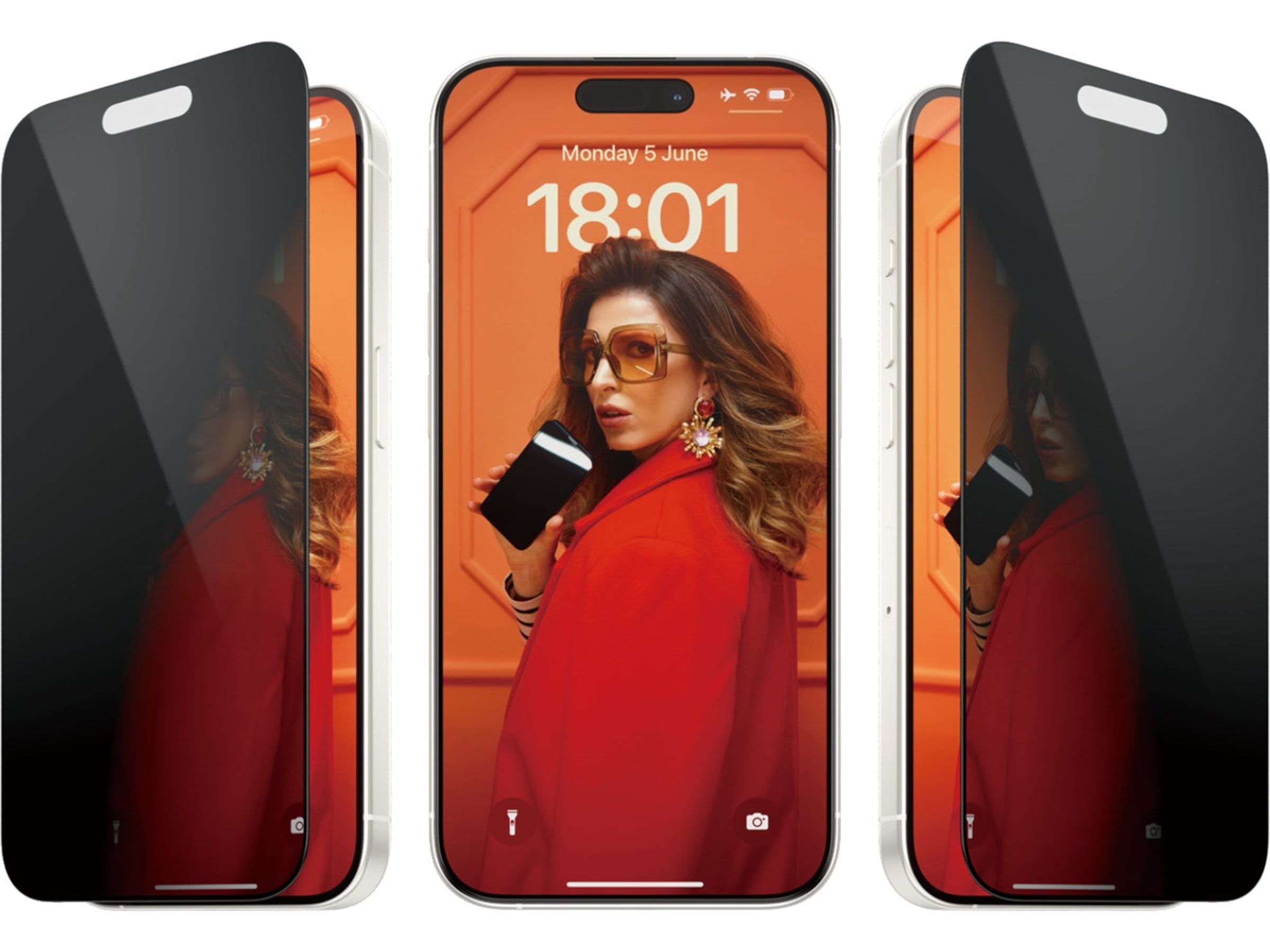 Panzerglass iPhone 15 Pro Privacy Skjermbeskytter Skjermbeskytter