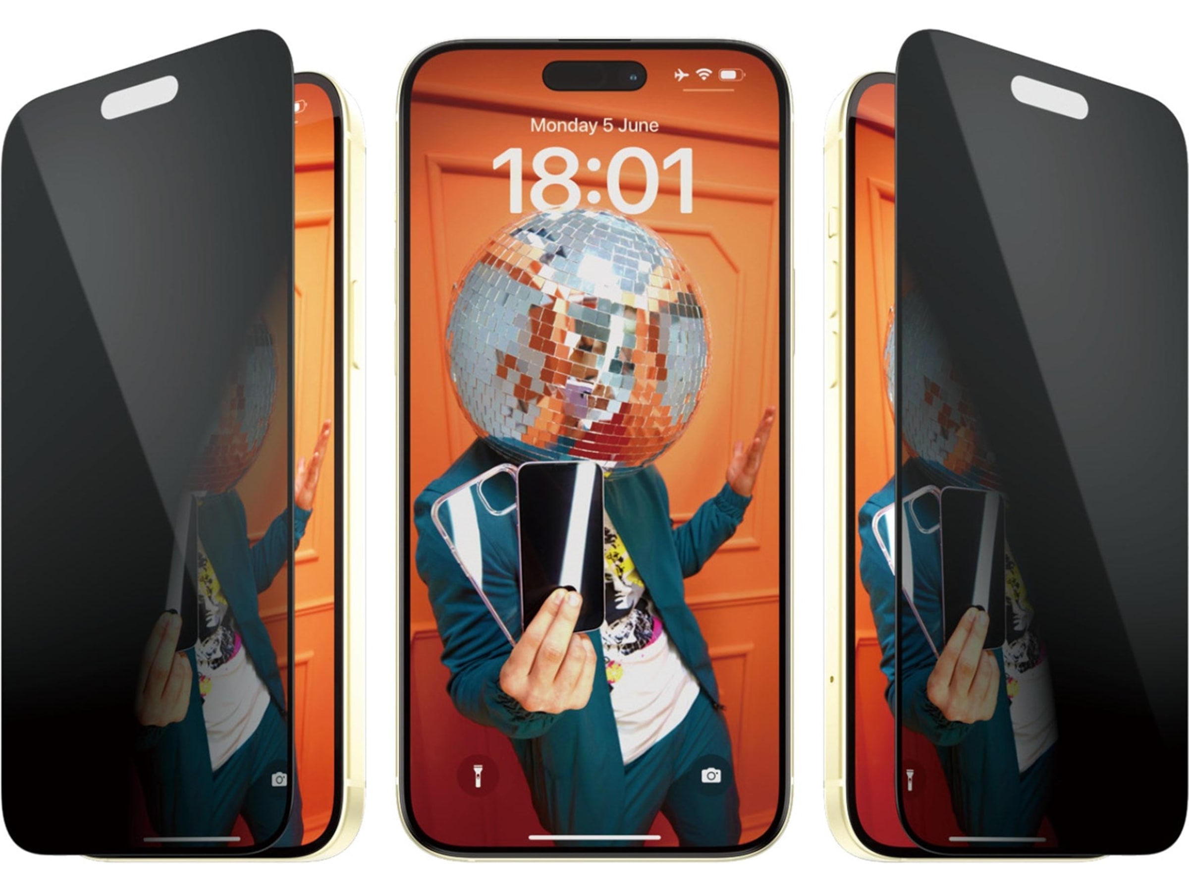 Panzerglass iPhone 15 Plus Privacy Skjermbeskytter Skjermbeskytter