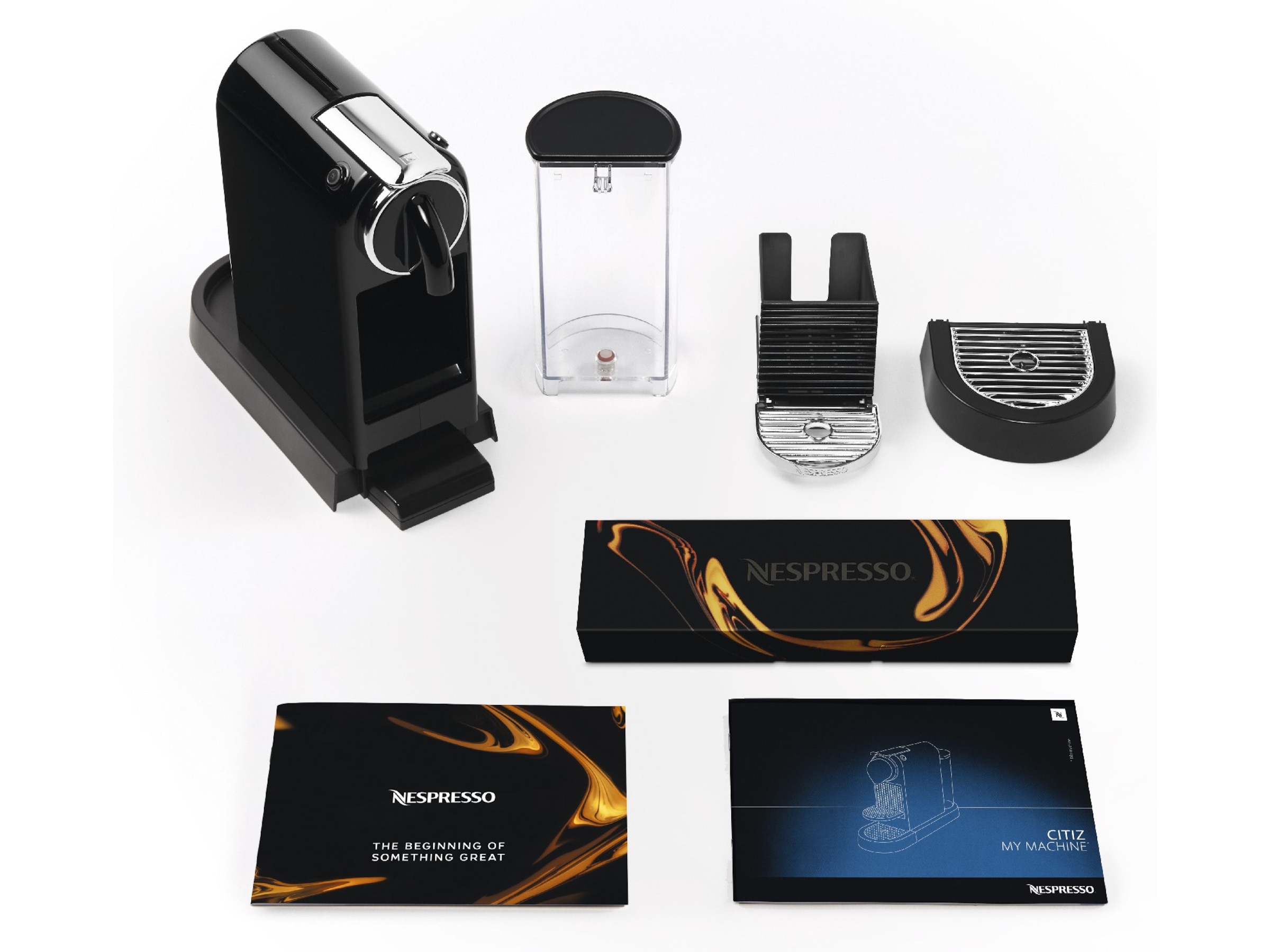 NESPRESSO CitiZ fra DeLonghi® Kapselmaskin (sort) Kapselmaskiner