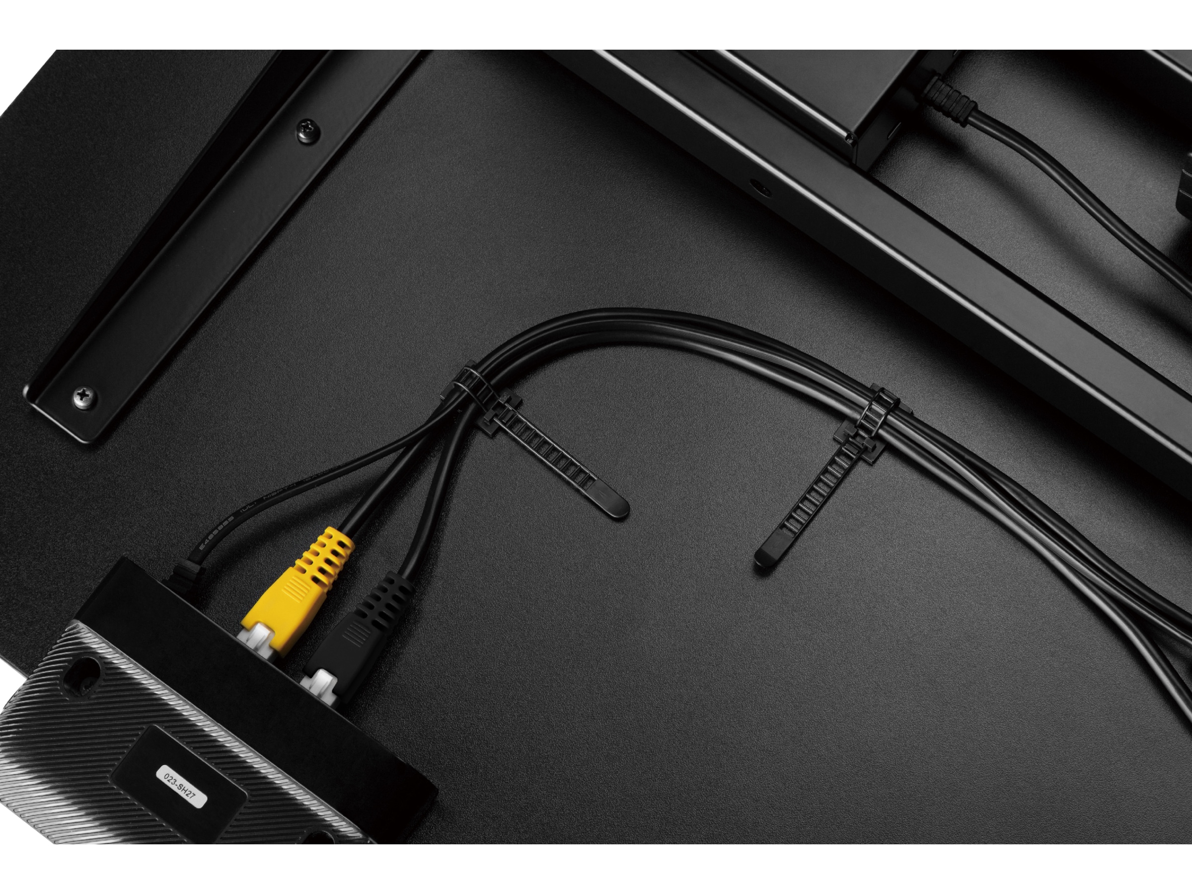 Ergonomisk Hev/Senk skrivebord 120cm (hvit/eik) Skrivebord