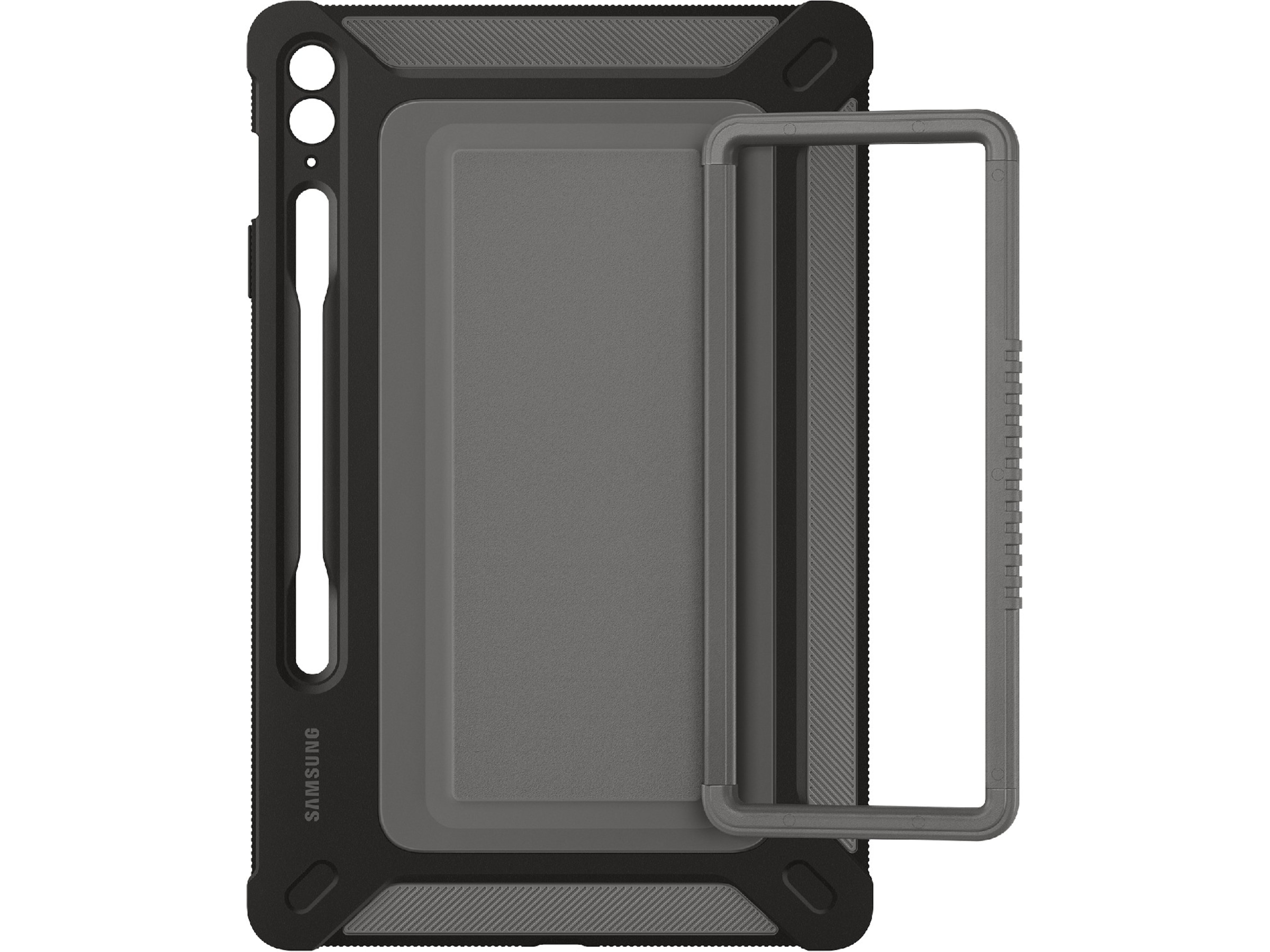 Samsung Galaxy Tab S9 FE+ Outdoor Cover (sort/grå) Deksel til nettbrett