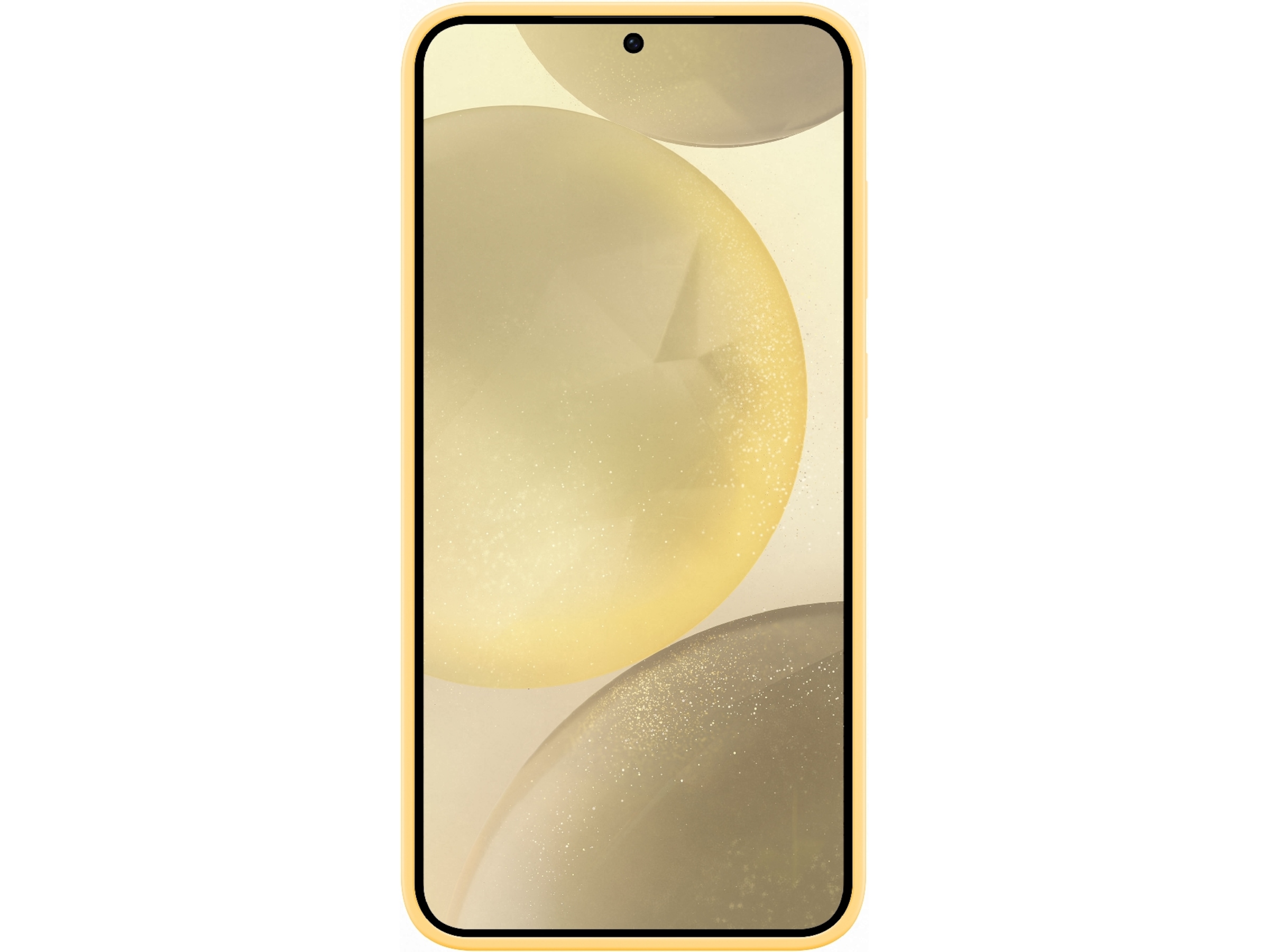 Samsung Galaxy S24+ Silikondeksel (gul) Mobildeksel