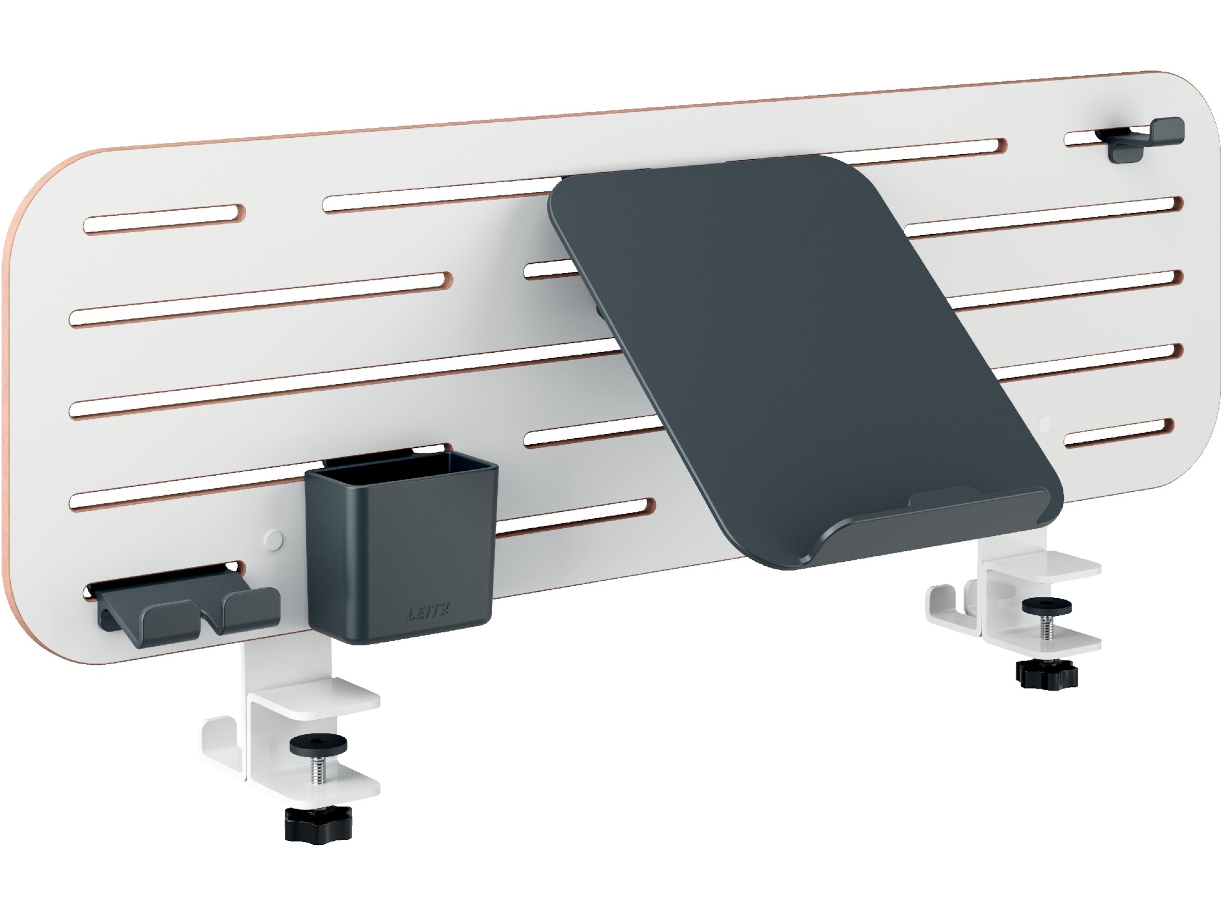 Leitz Ergo Organiseringstavle Pegboard med laptopholder, 80x25 cm Oppbevaring & organisering