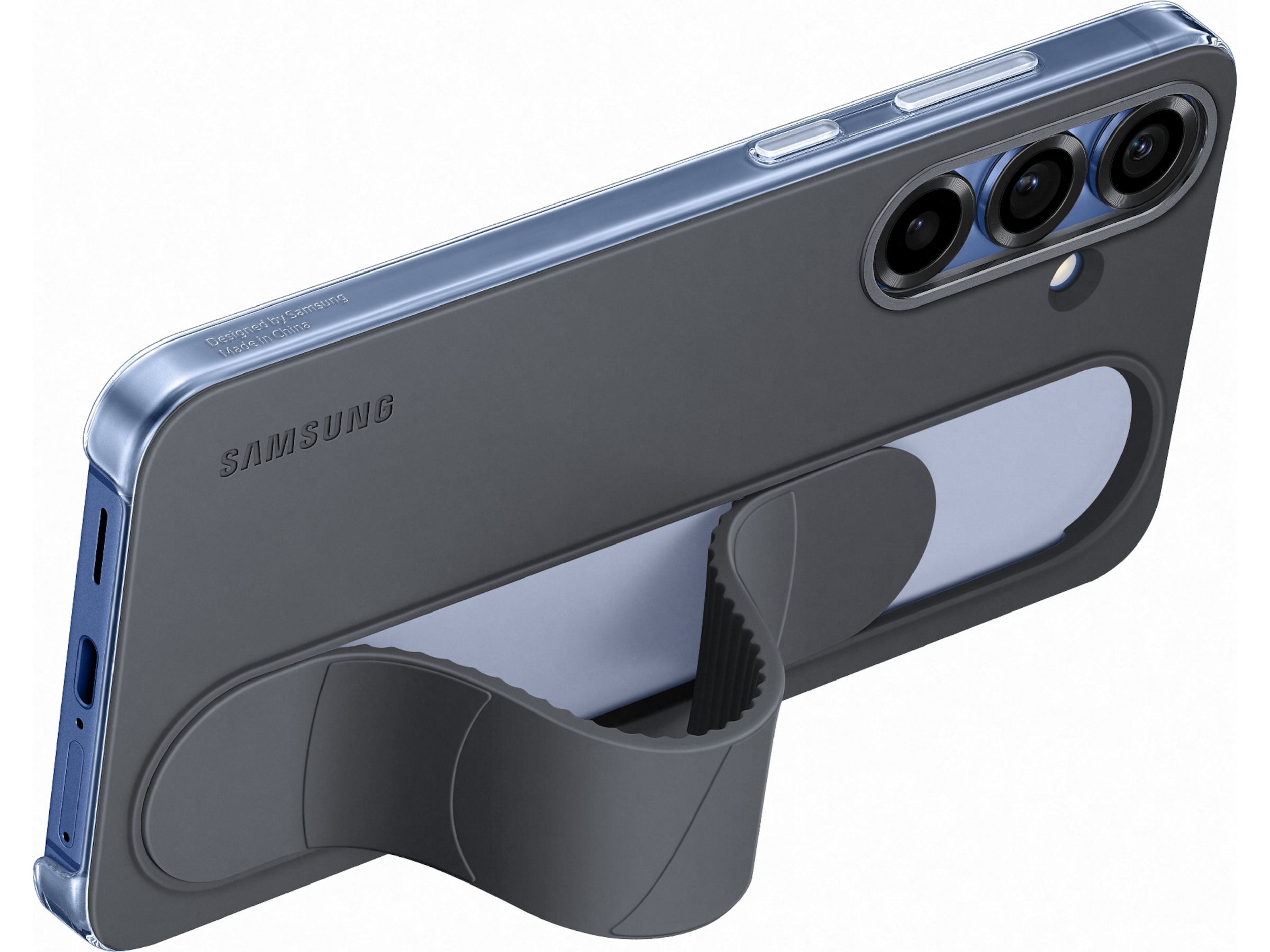Samsung Galaxy S25+ Standing Grip (sort) Mobildeksel