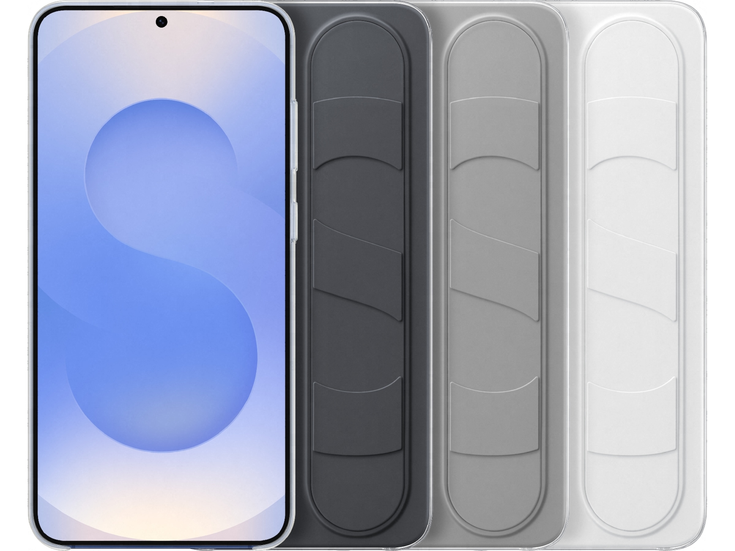 Samsung Galaxy S25+ Standing Grip (sort) Mobildeksel