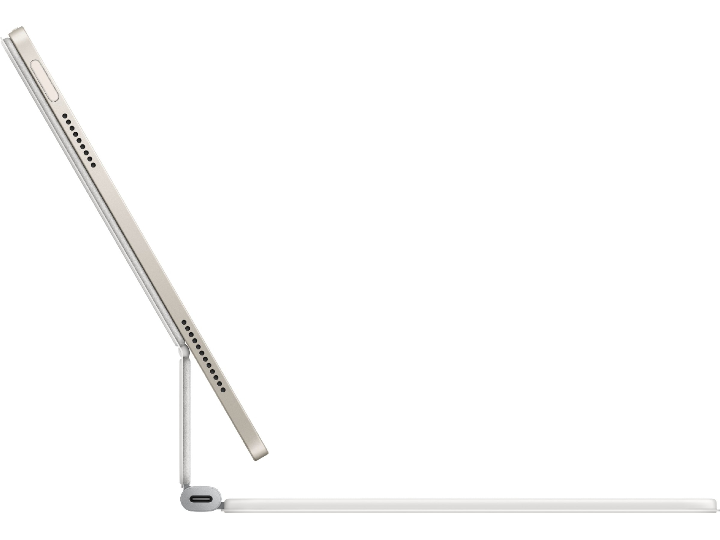 Apple iPad Air 11" Magic Keyboard (hvit) Tastatur og stylus