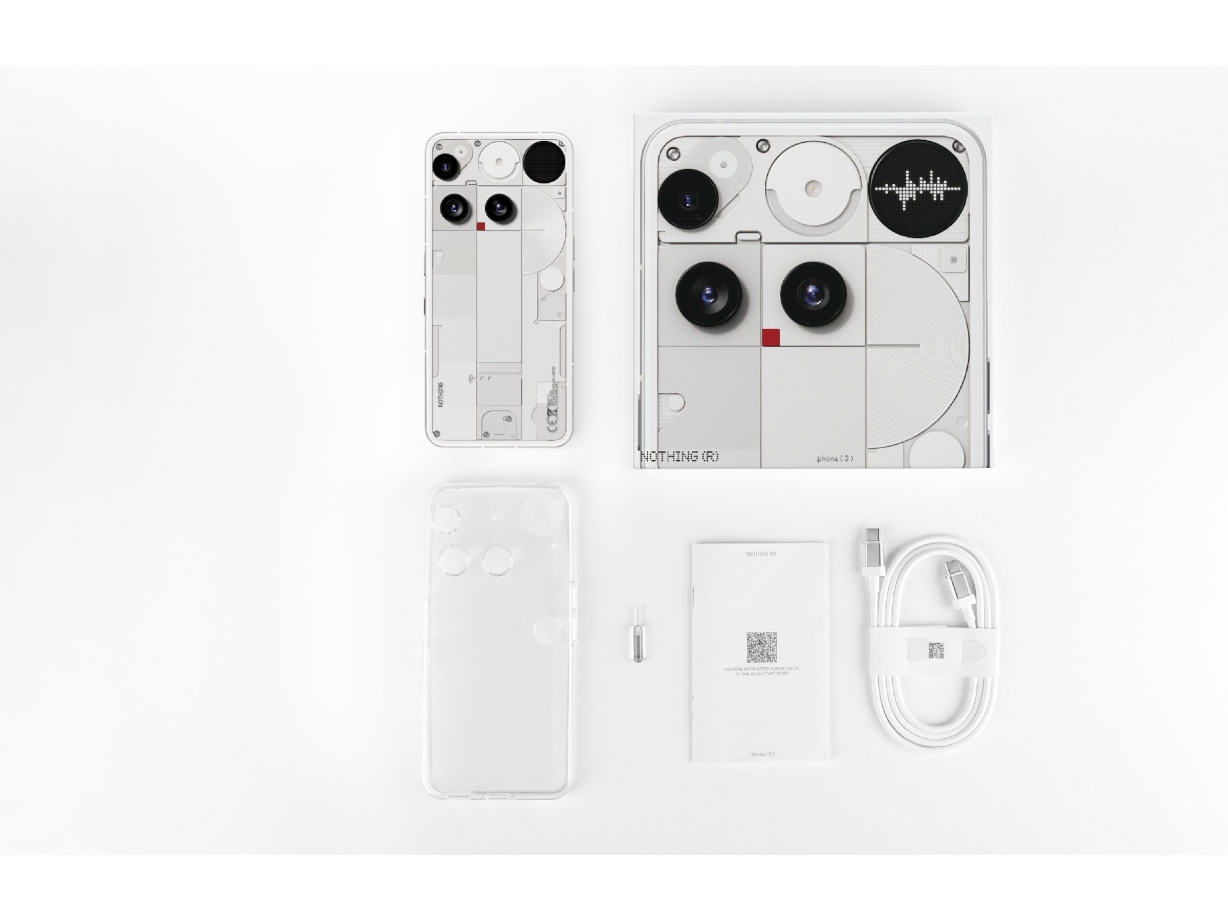 Nothing Phone (3) 256GB (sort) Mobiltelefoner