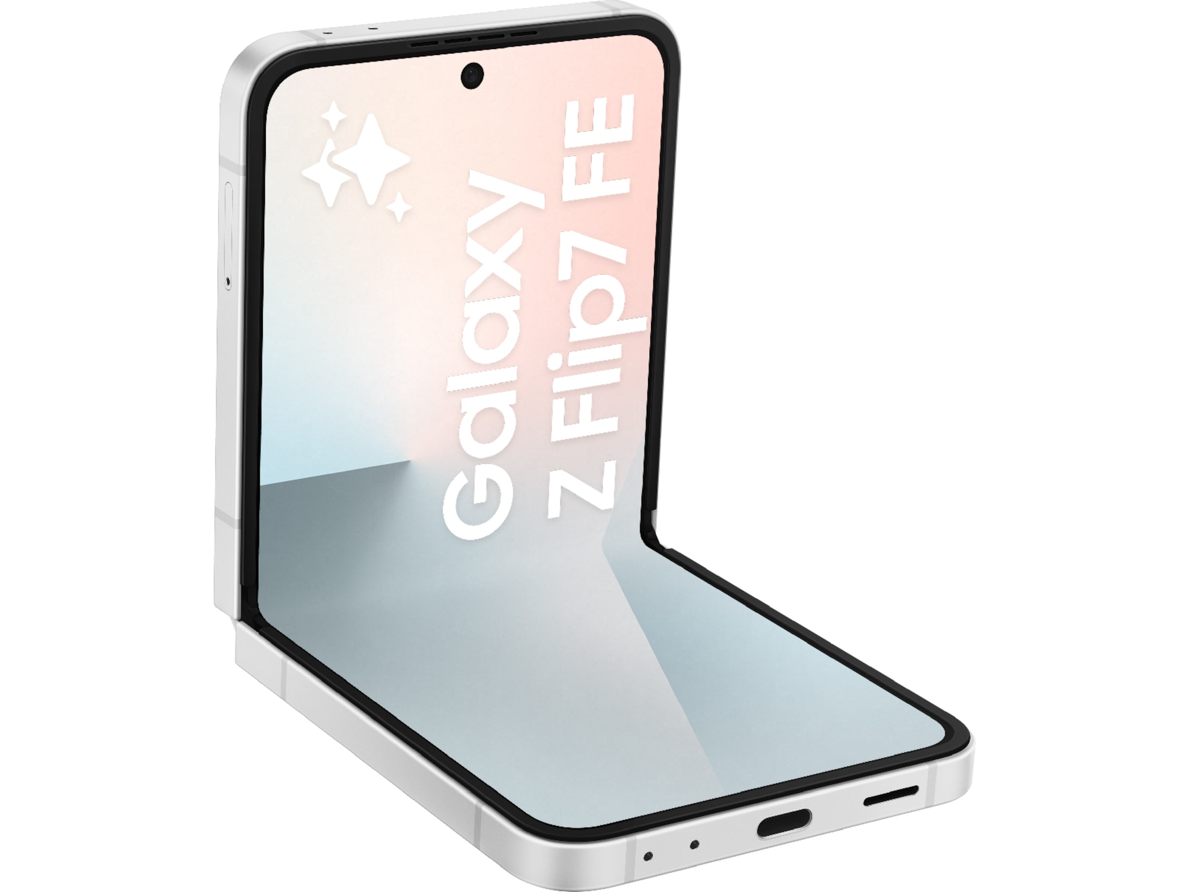 Samsung Galaxy Z Flip7 FE 256GB (white) Mobiltelefoner