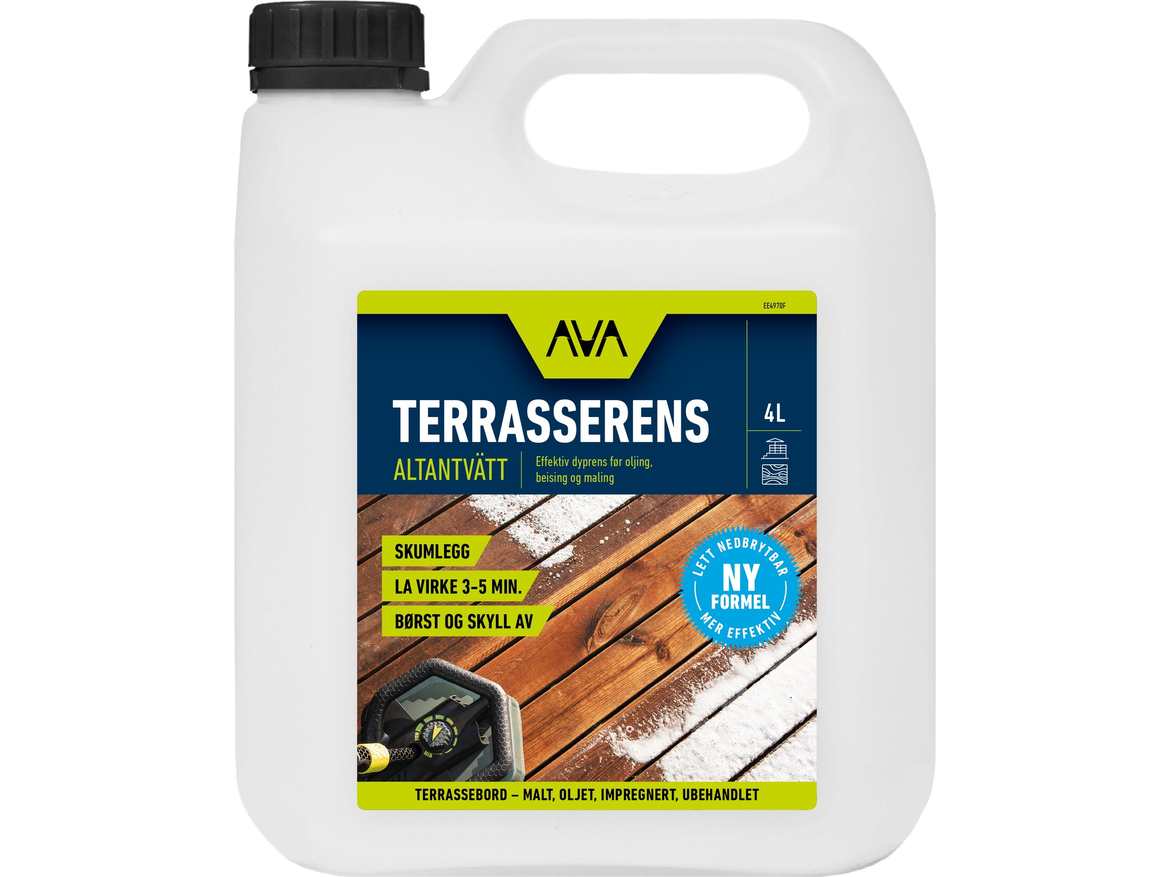 AVA Terrasserens 4L Tilbehør til høytrykksspylere