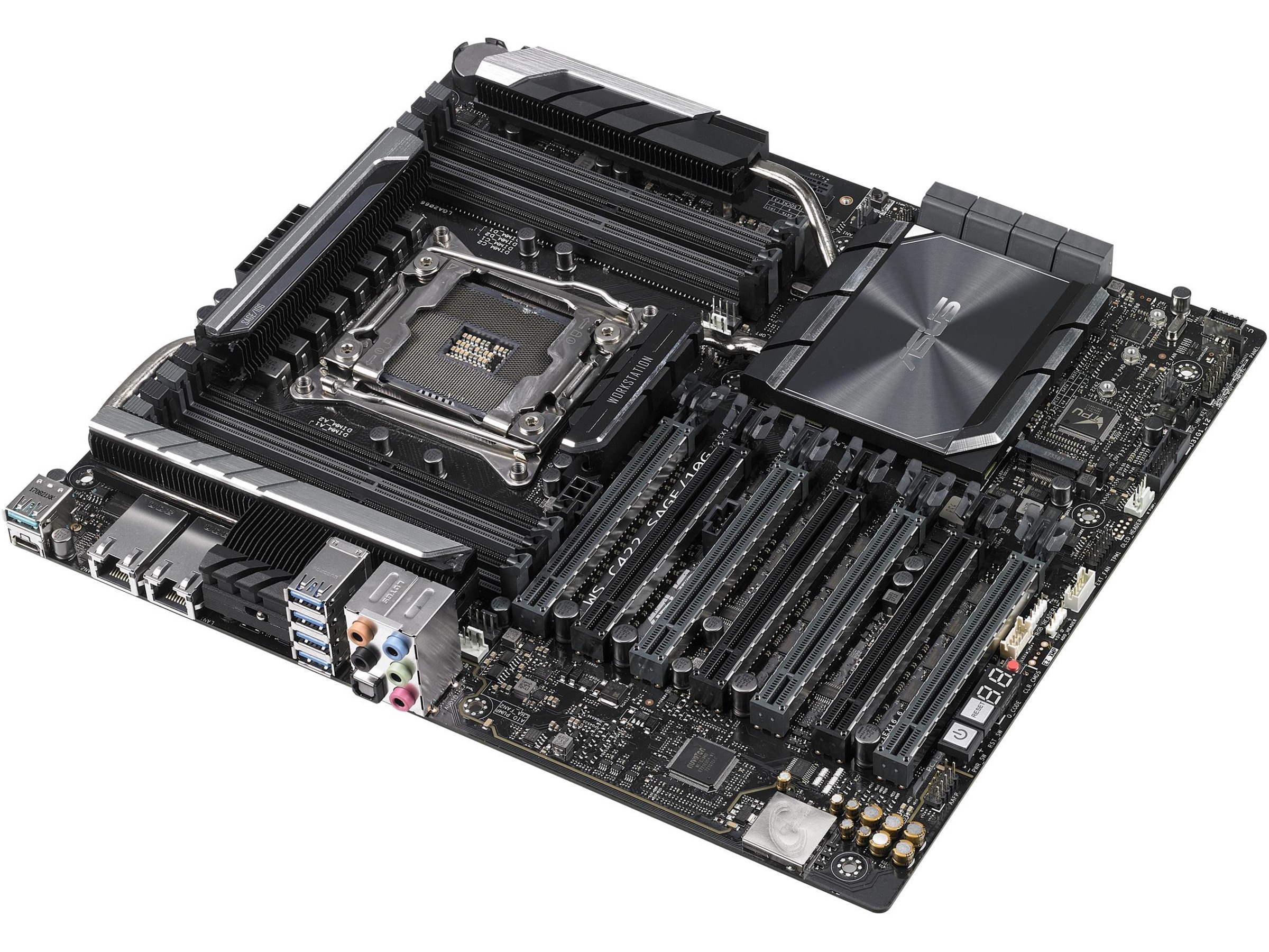 ASUS WS C422 SAGE 10G Hovedkort Intel Socket Komplett no