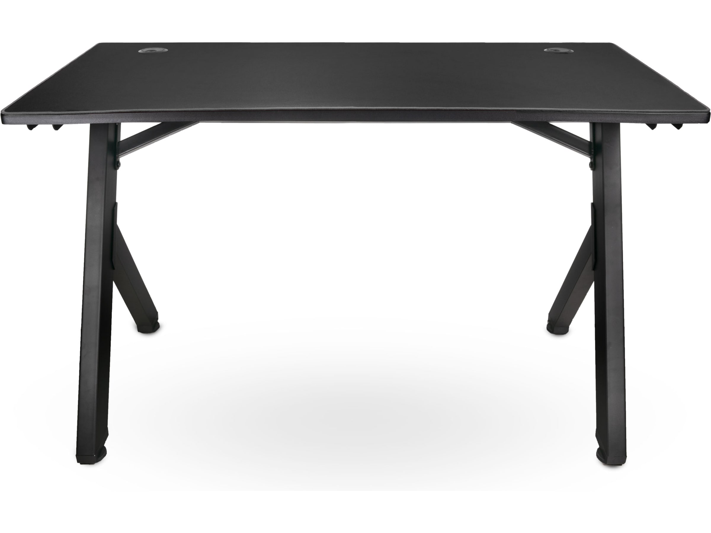 Svive Cygnus Gaming Desk matt sort med grå sømmer Gamingdesk