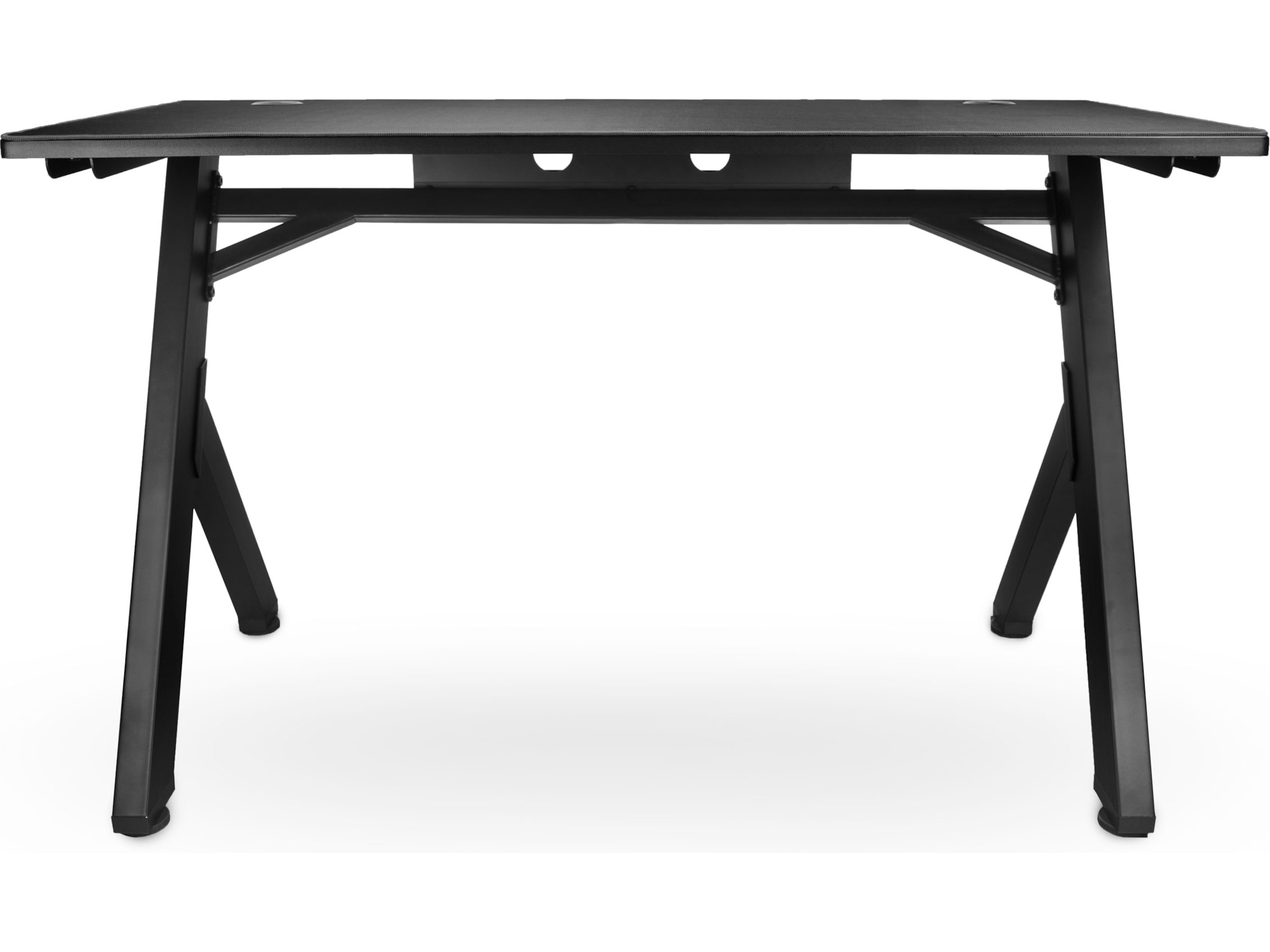 Svive Cygnus Gaming Desk matt sort med grå sømmer Gamingdesk