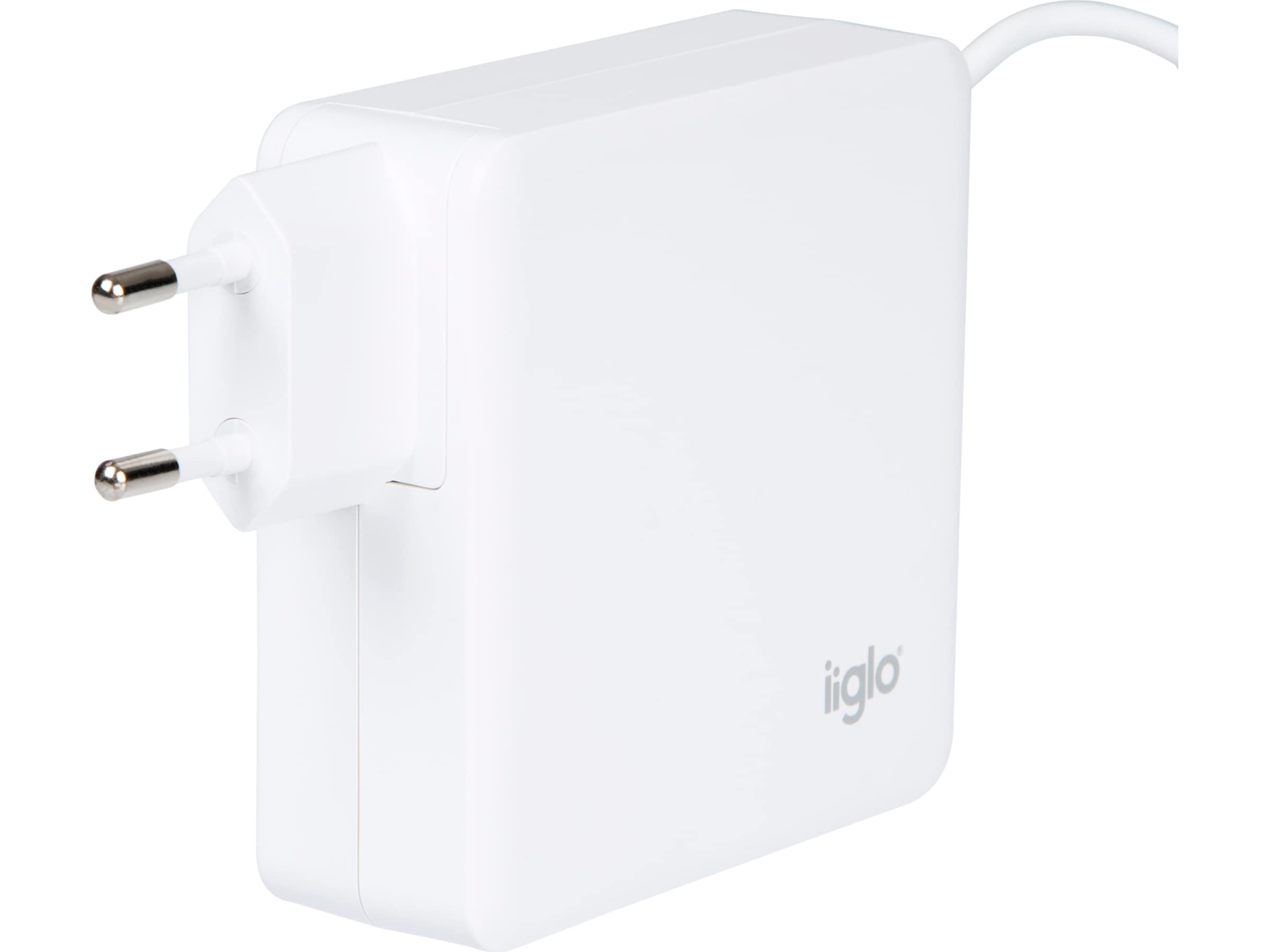 iiglo universal lader for PC, mobil og nettbrett, USB-C 90W Batteri og lader