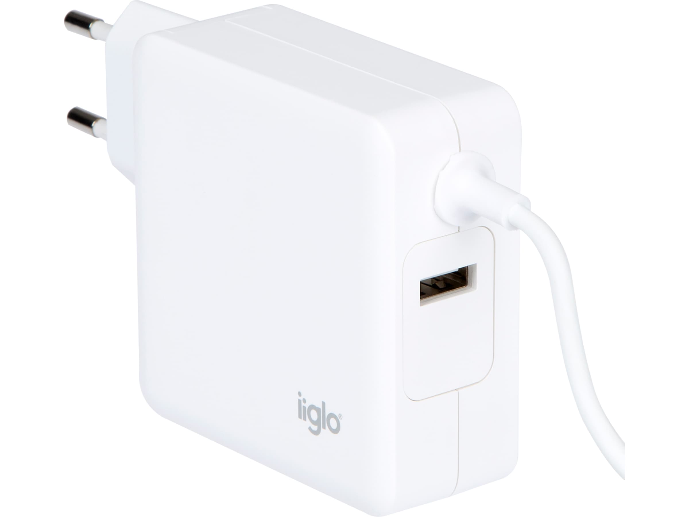 iiglo universal lader for PC, mobil og nettbrett USB-C 65W Batteri og lader