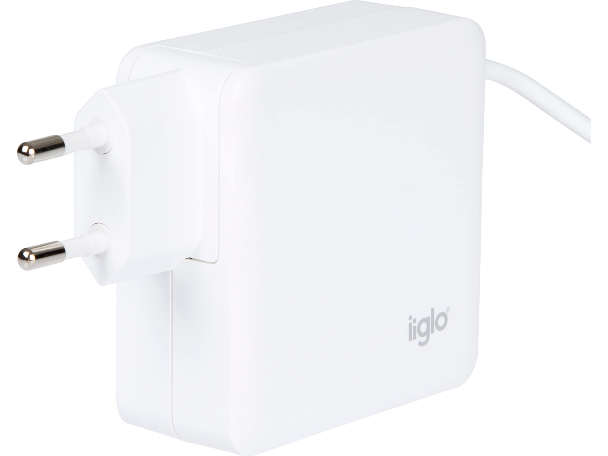 iiglo universal lader for PC, mobil og nettbrett USB-C 65W Batteri og lader