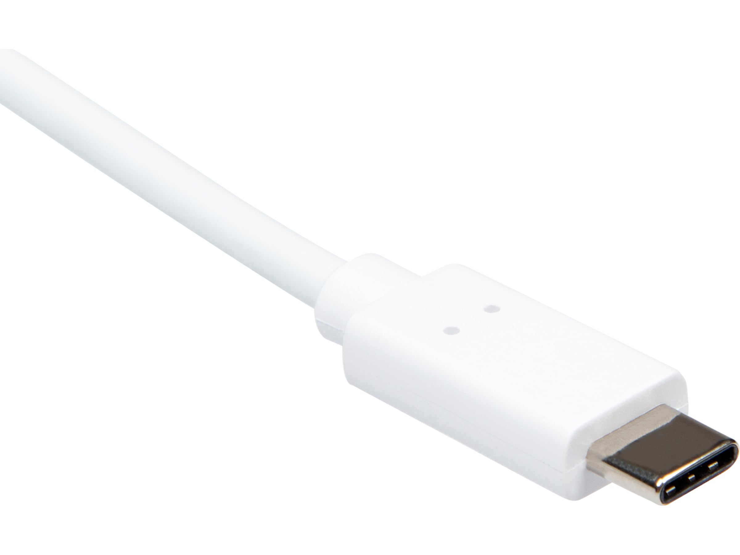 USB-A til USB-C kabel 2m (hvit) USB-kabler