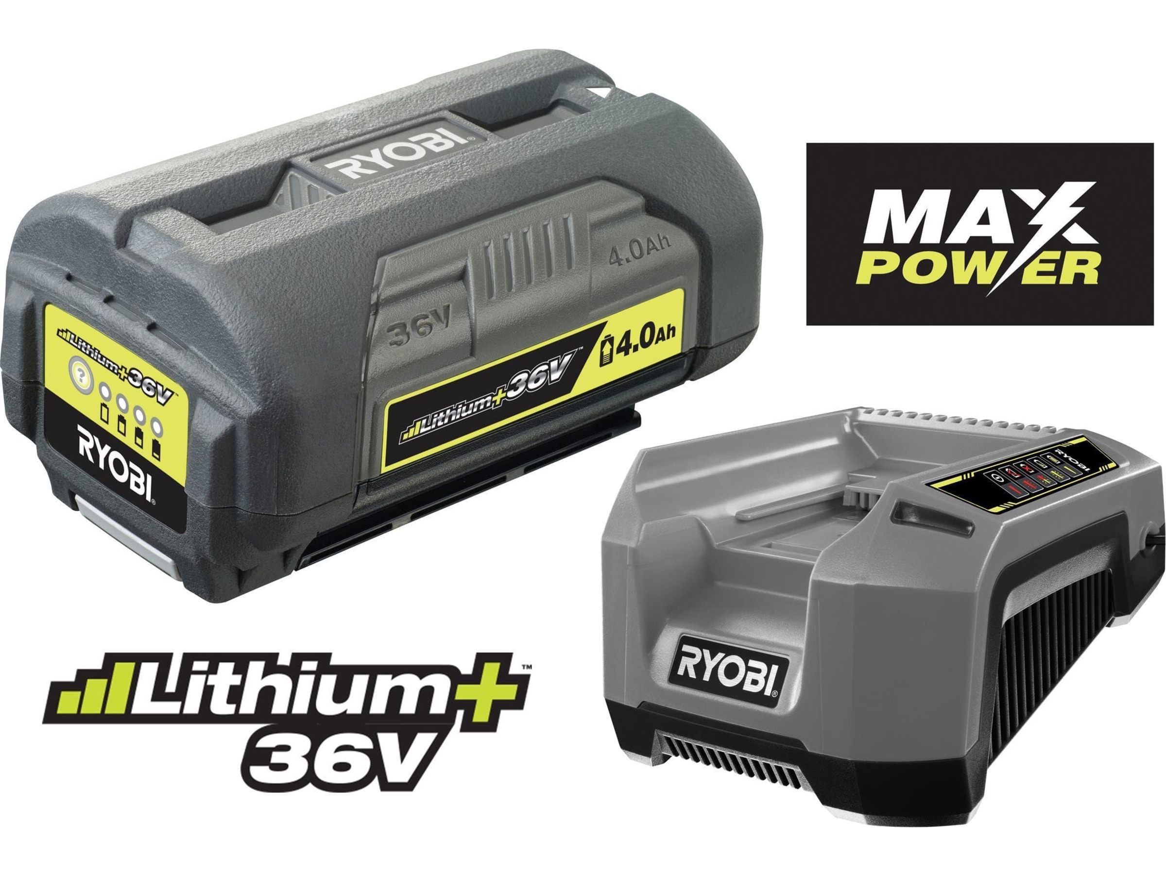 Ryobi 36V (5.0Ah) Lithiumion Batt Demo Komplett.no