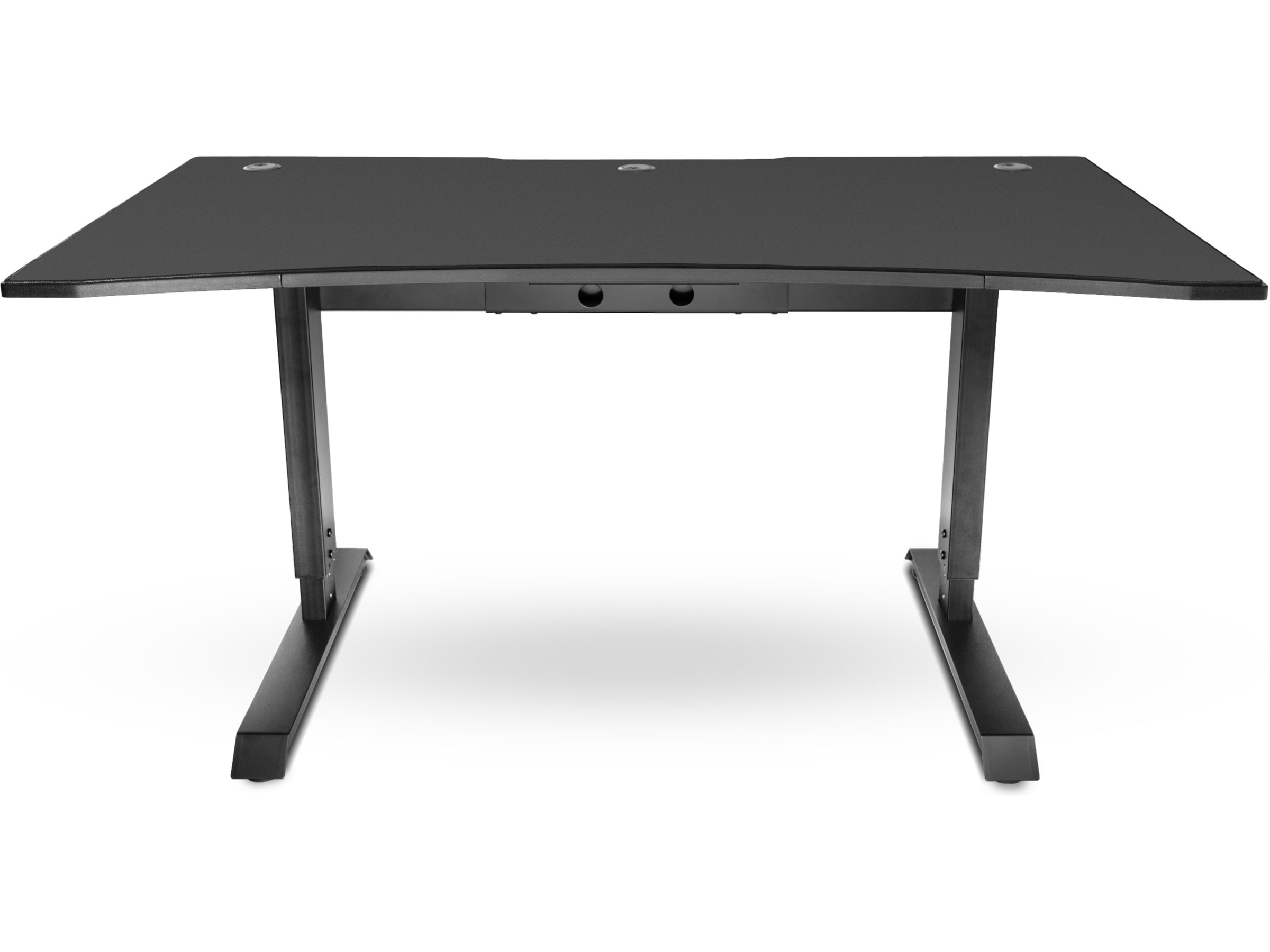 Svive Altair Gaming Desk matt sort med sorte sømmer Gamingdesk