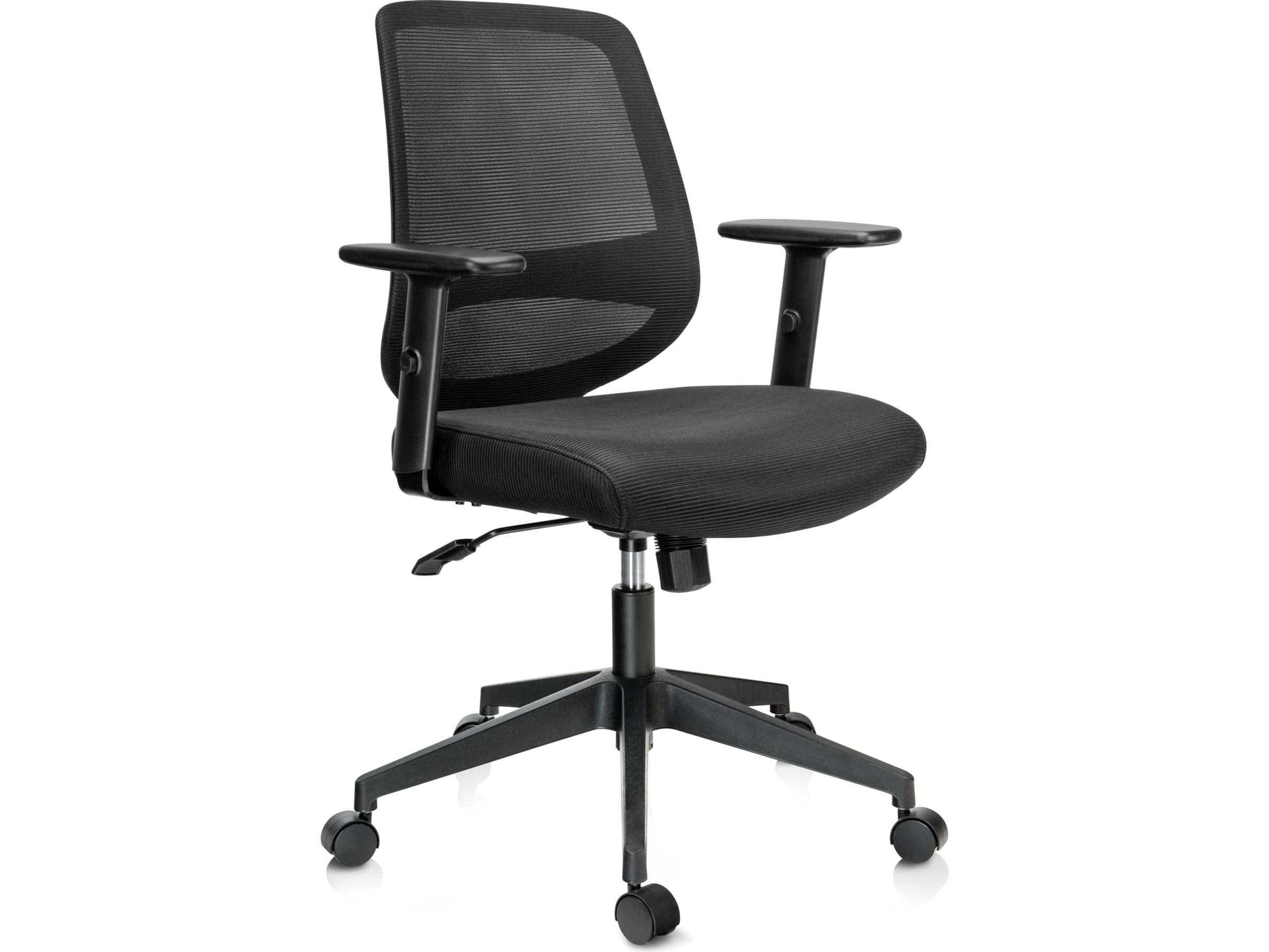 Ergonomisk medium kontorstol sort - Kontorstoler - Komplett.no