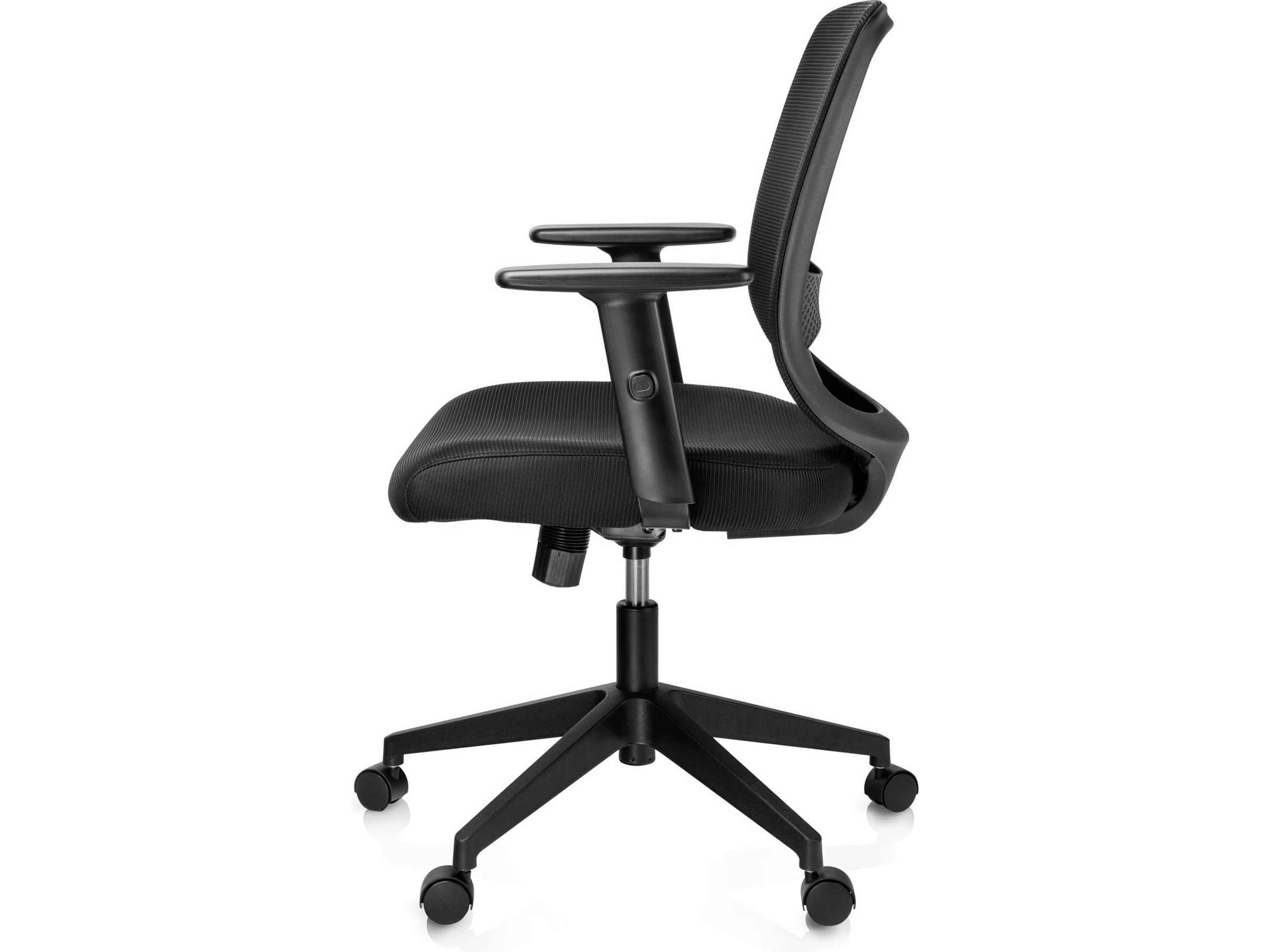 Ergonomisk medium kontorstol sort Kontorstoler Komplett.no