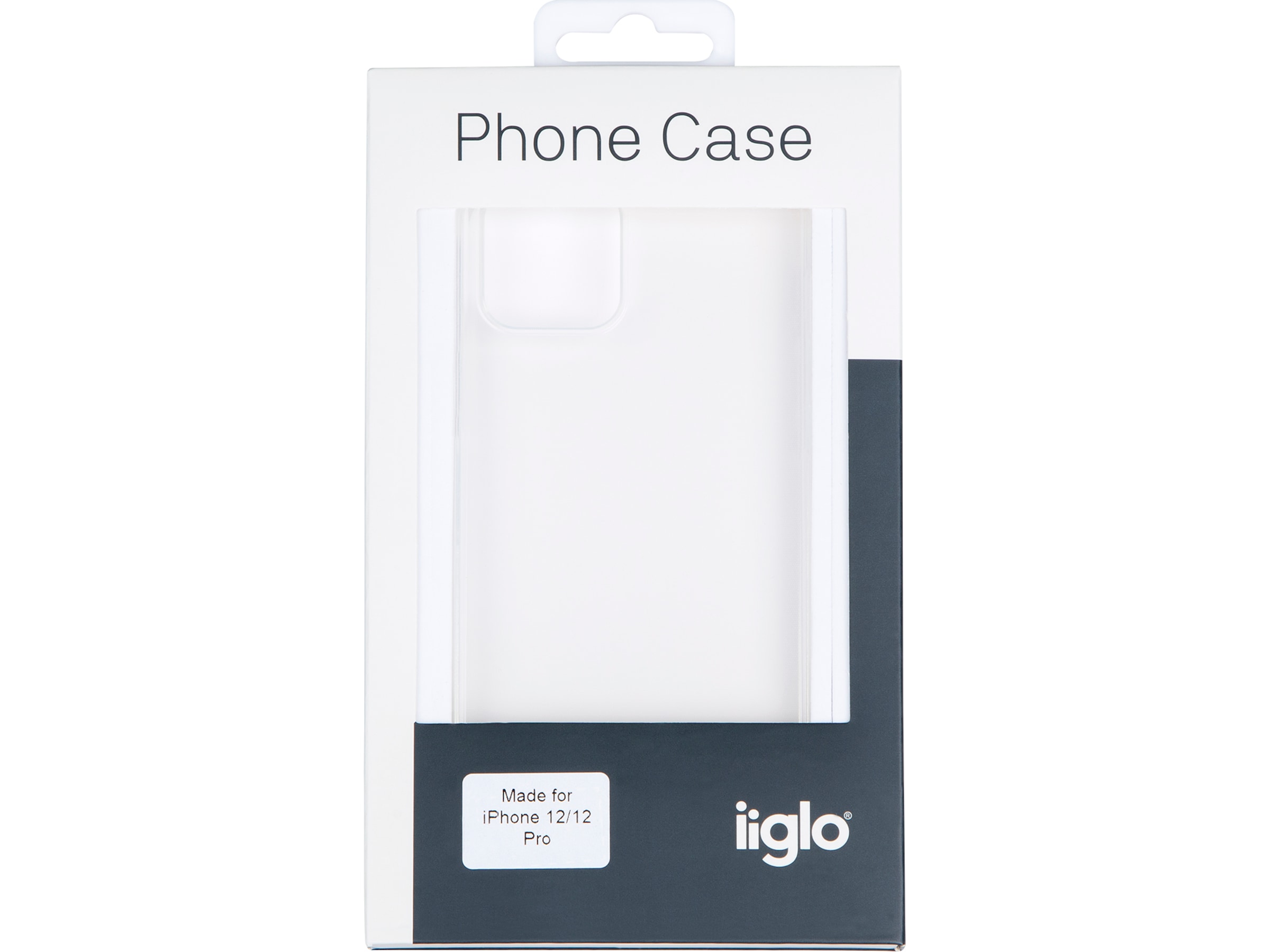 iiglo iPhone 12 / 12 Pro Silikondeksel (gjennomsiktig) Mobildeksel