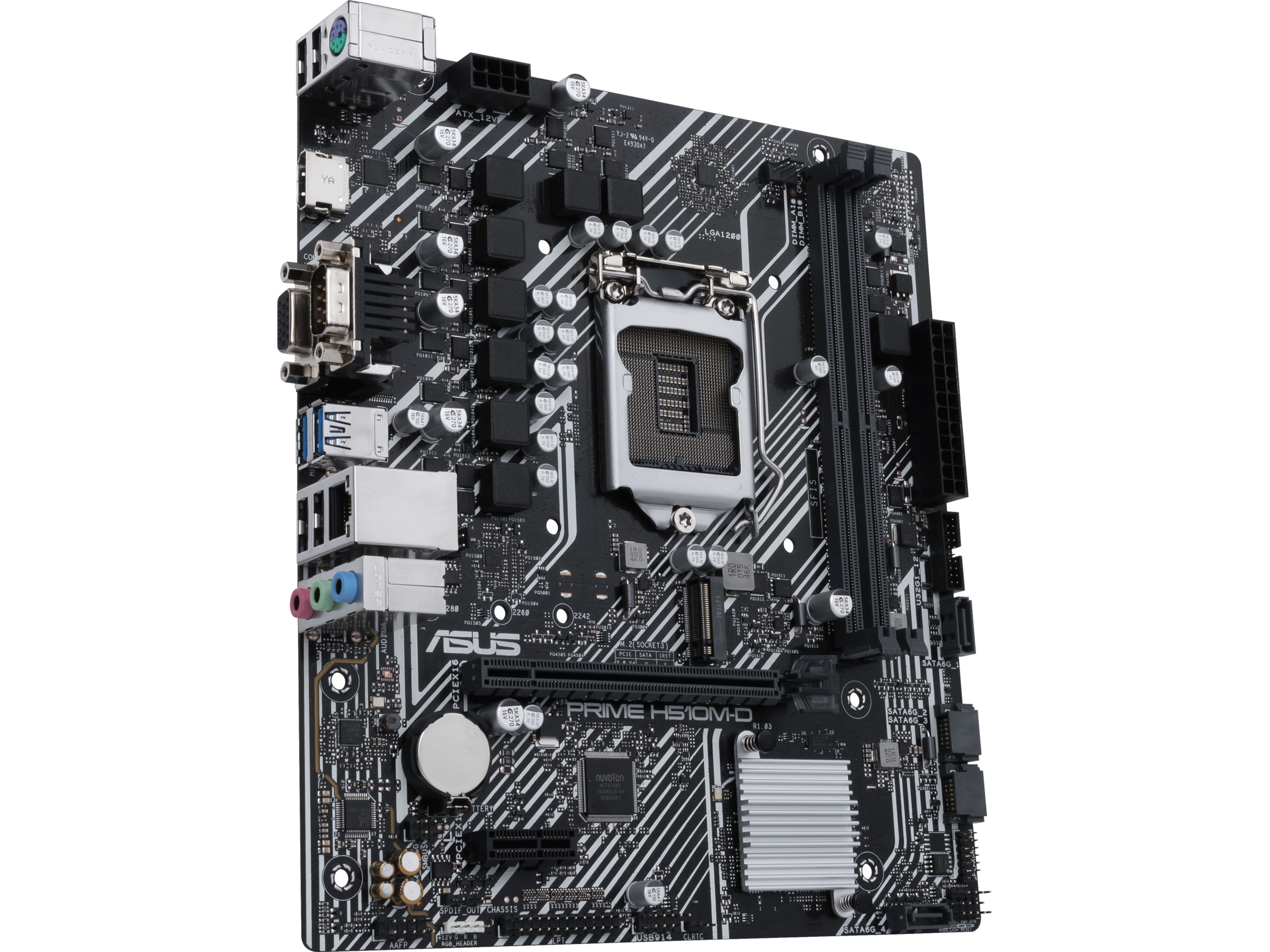 ASUS PRIME H510M D Hovedkort Intel Socket Komplett no