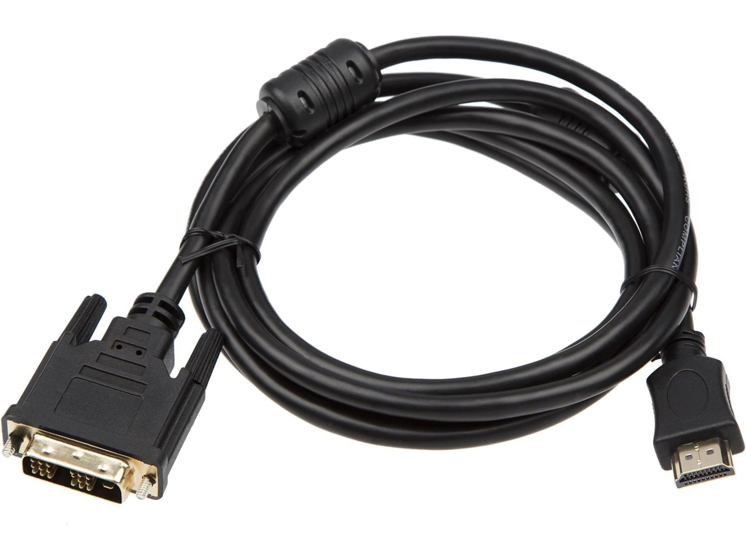 HDMI til DVI kabel 1m (sort) Monitorkabler