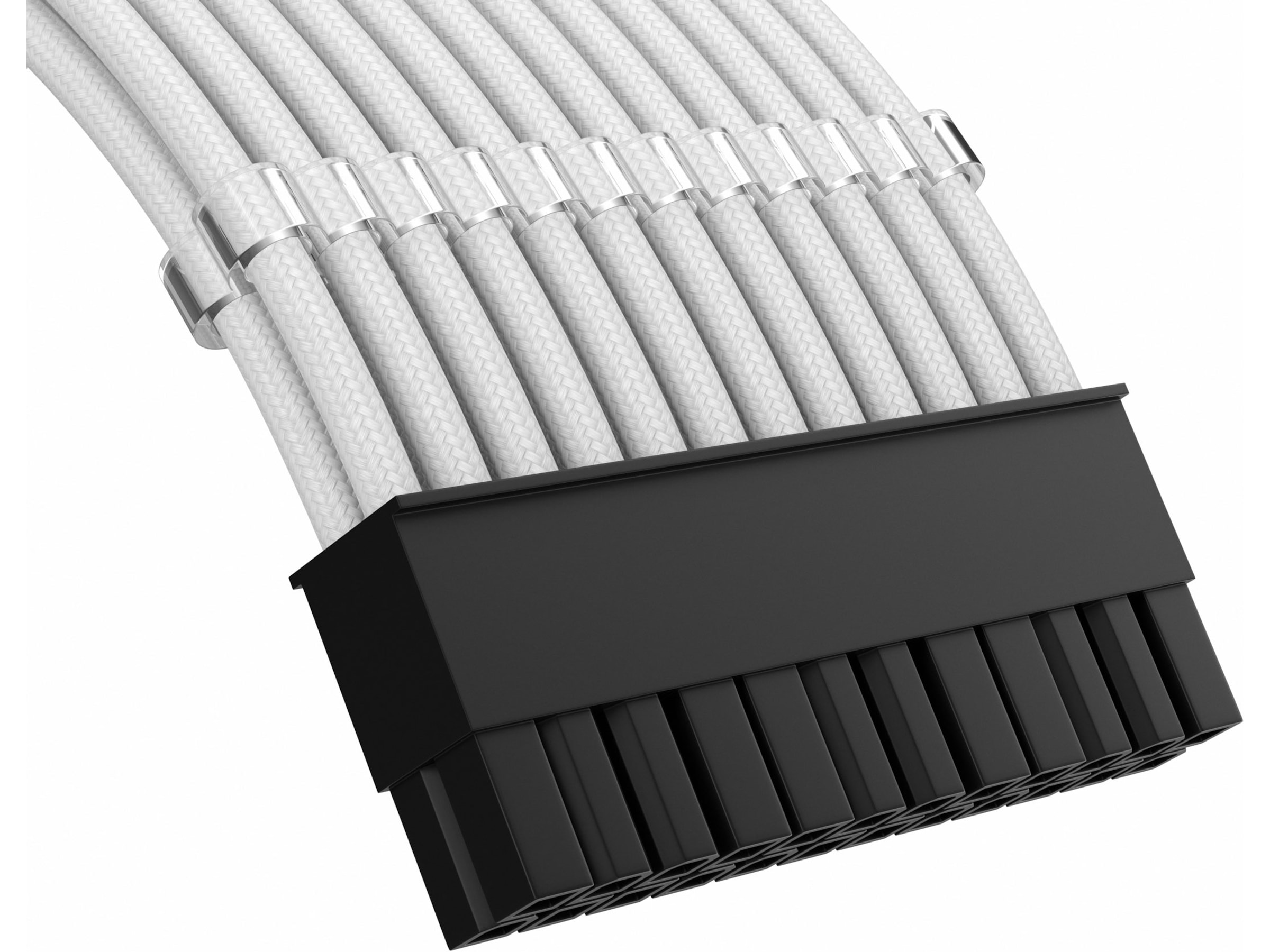 Full PSU Sleeved Cable Extension Kit (hvit) Datakabler