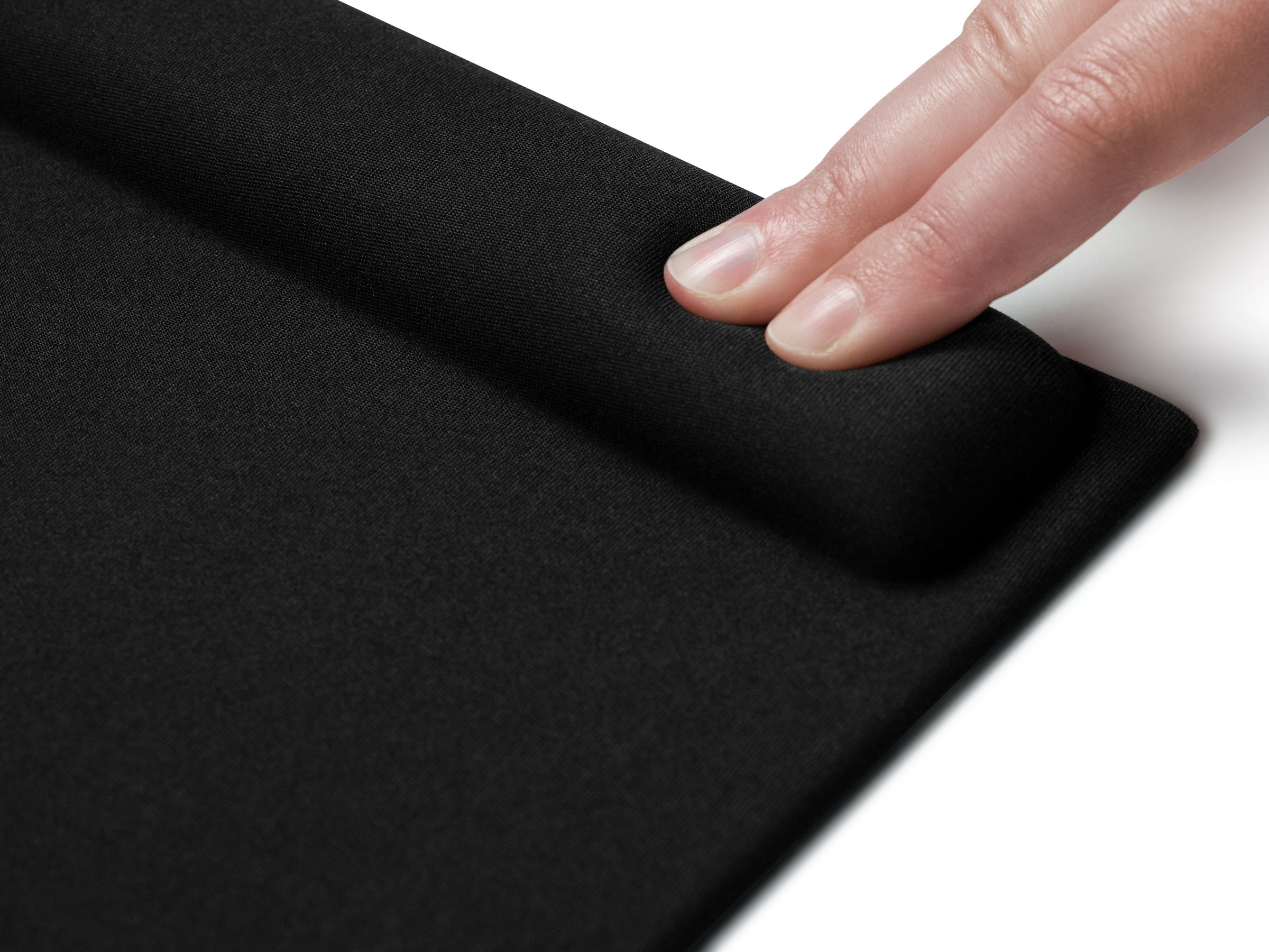 iiglo musematte med håndleddsstøtte (sort) Musematte