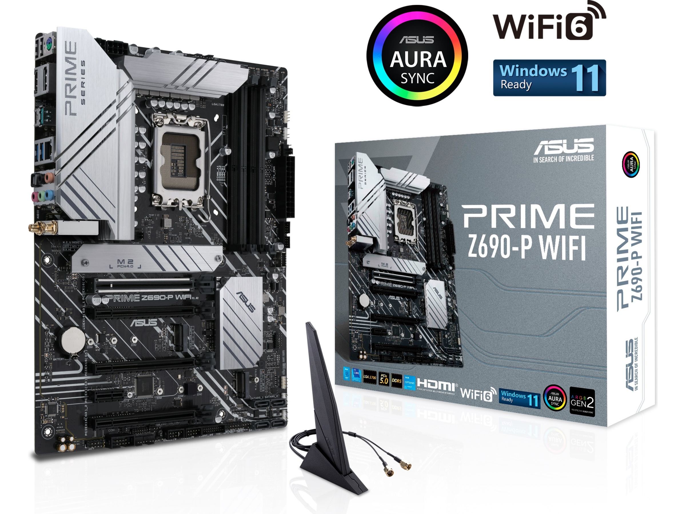 ASUS PRIME Z690 P WIFI Hovedkort Intel Socket Komplett no