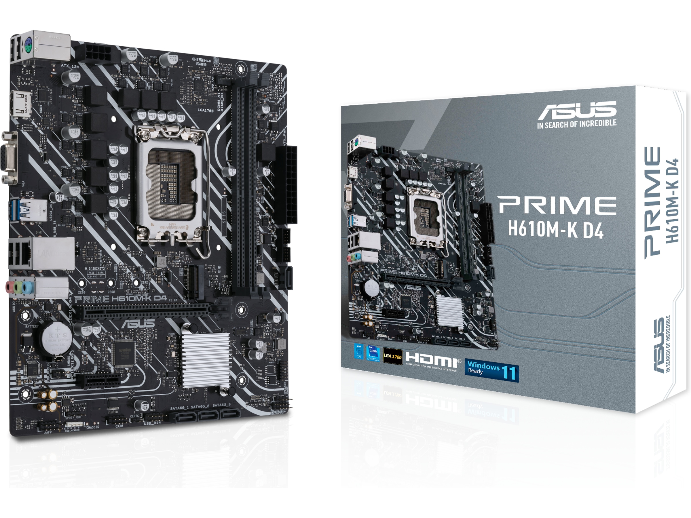ASUS PRIME H610M-K D4 Hovedkort Intel Socket