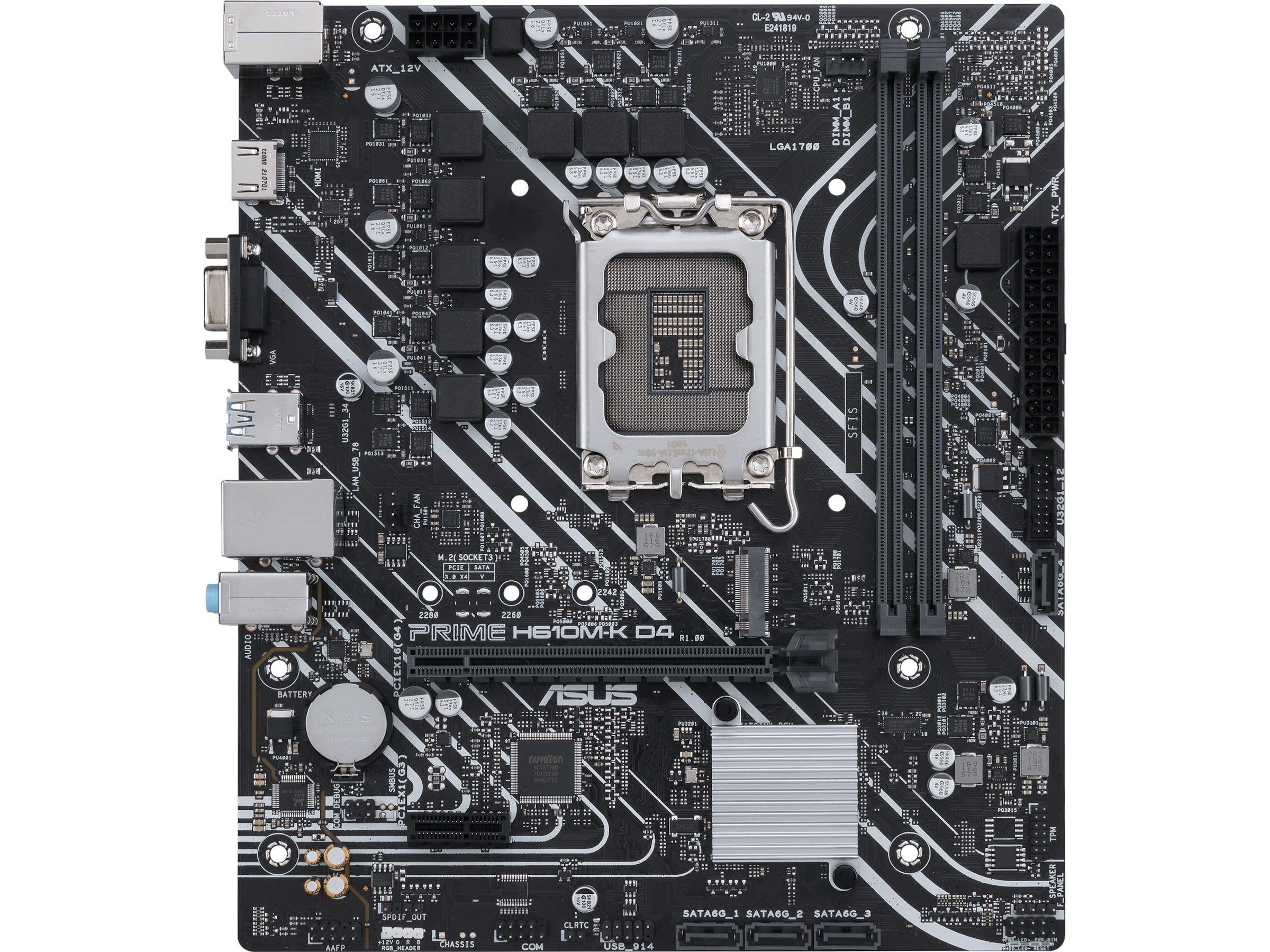 ASUS PRIME H610M-K D4 Hovedkort Intel Socket