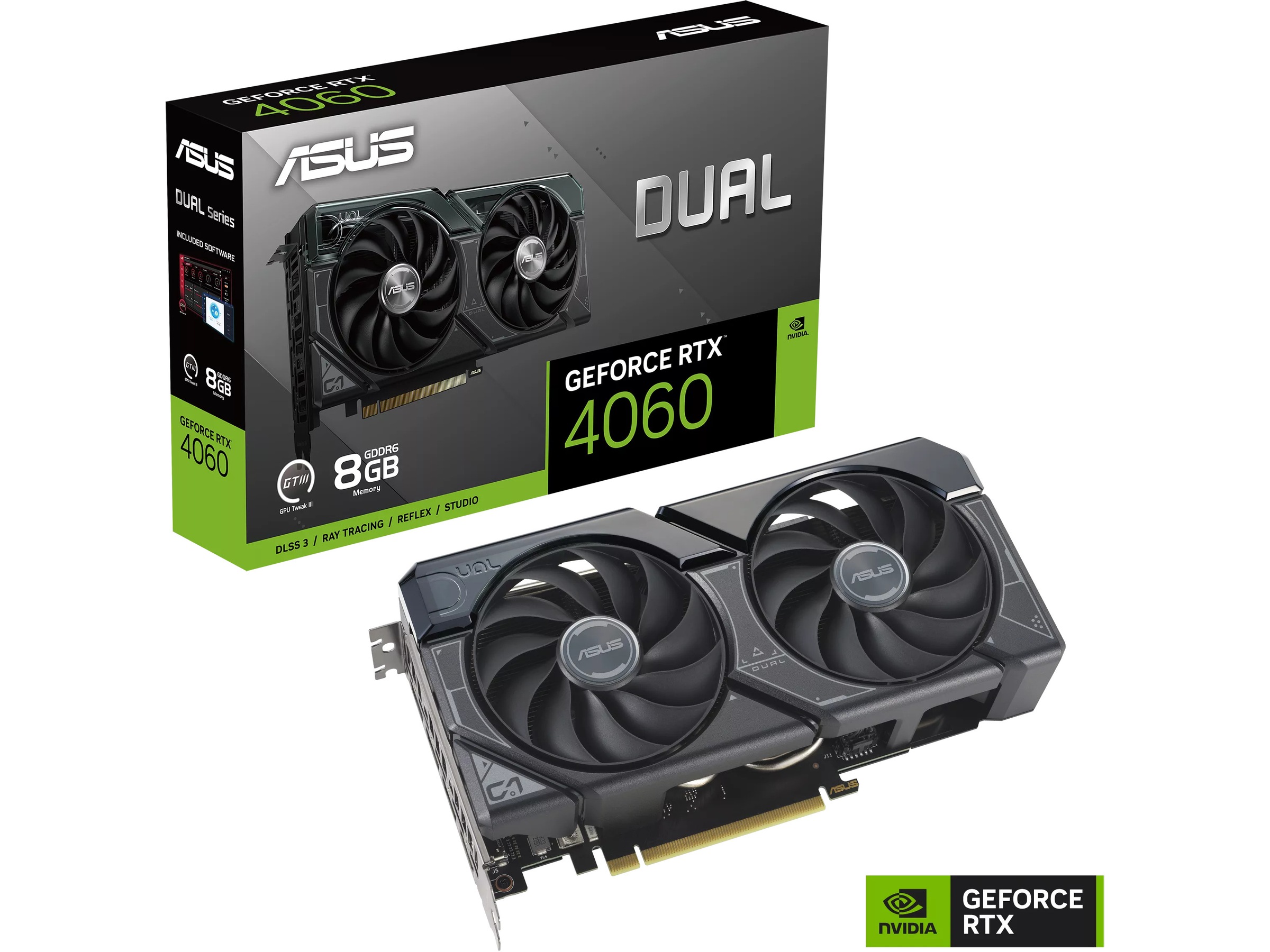 ASUS Dual GeForce RTX 4060 Skjermkort