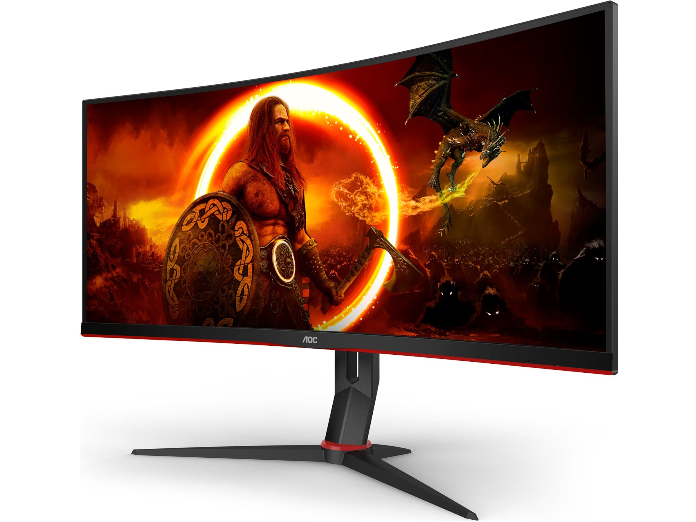 AOC 34" curved gamingskjerm CU34G2XP Gamingskjermer
